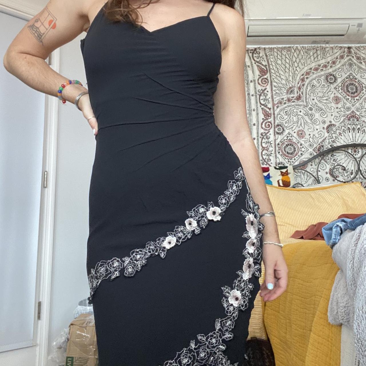 Karen Millen Women's Black and White Dress (2)