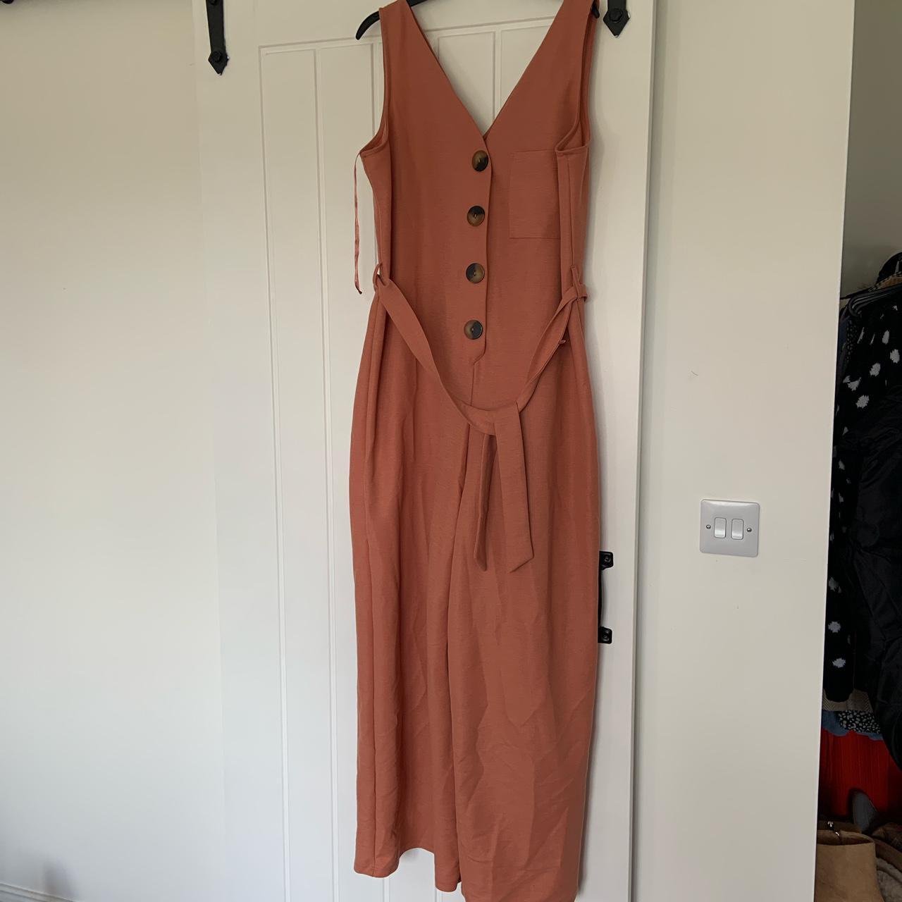 tesco peach dress