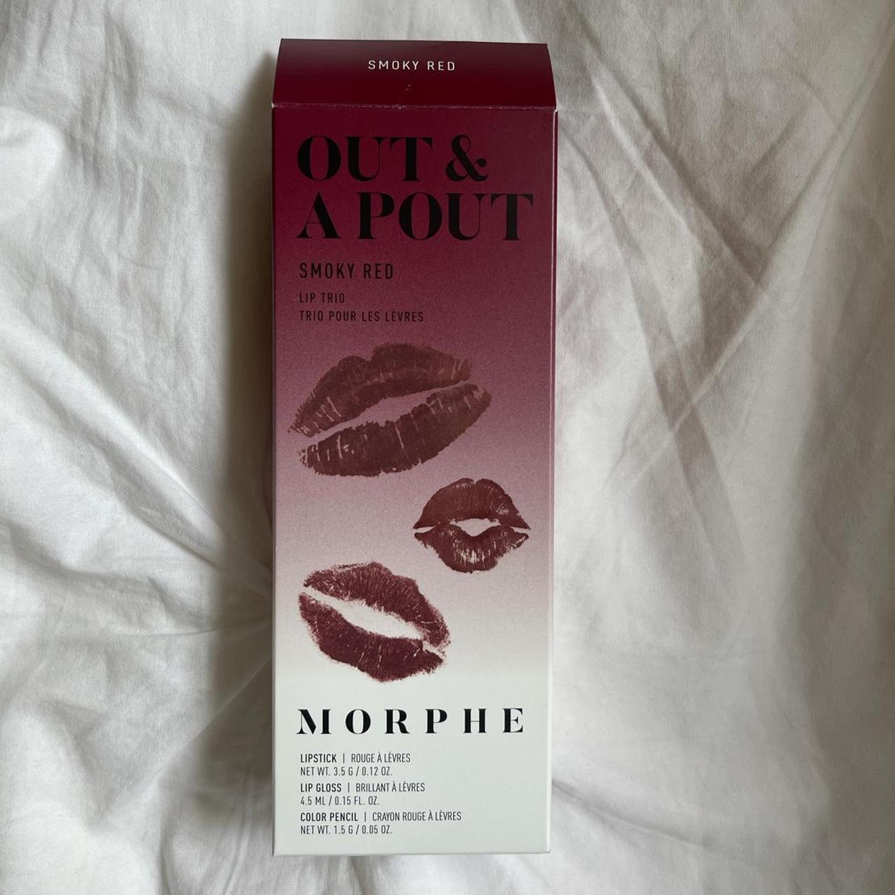 Morphe Burgundy And Red Makeup Depop