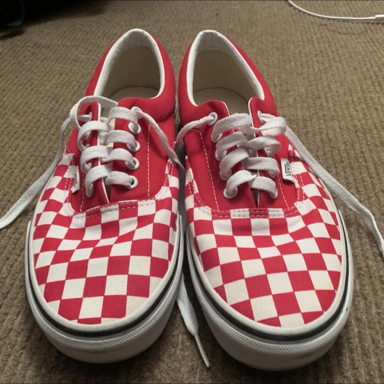 Size 2 checkered on sale vans