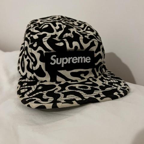 supreme pacific camo camp cap