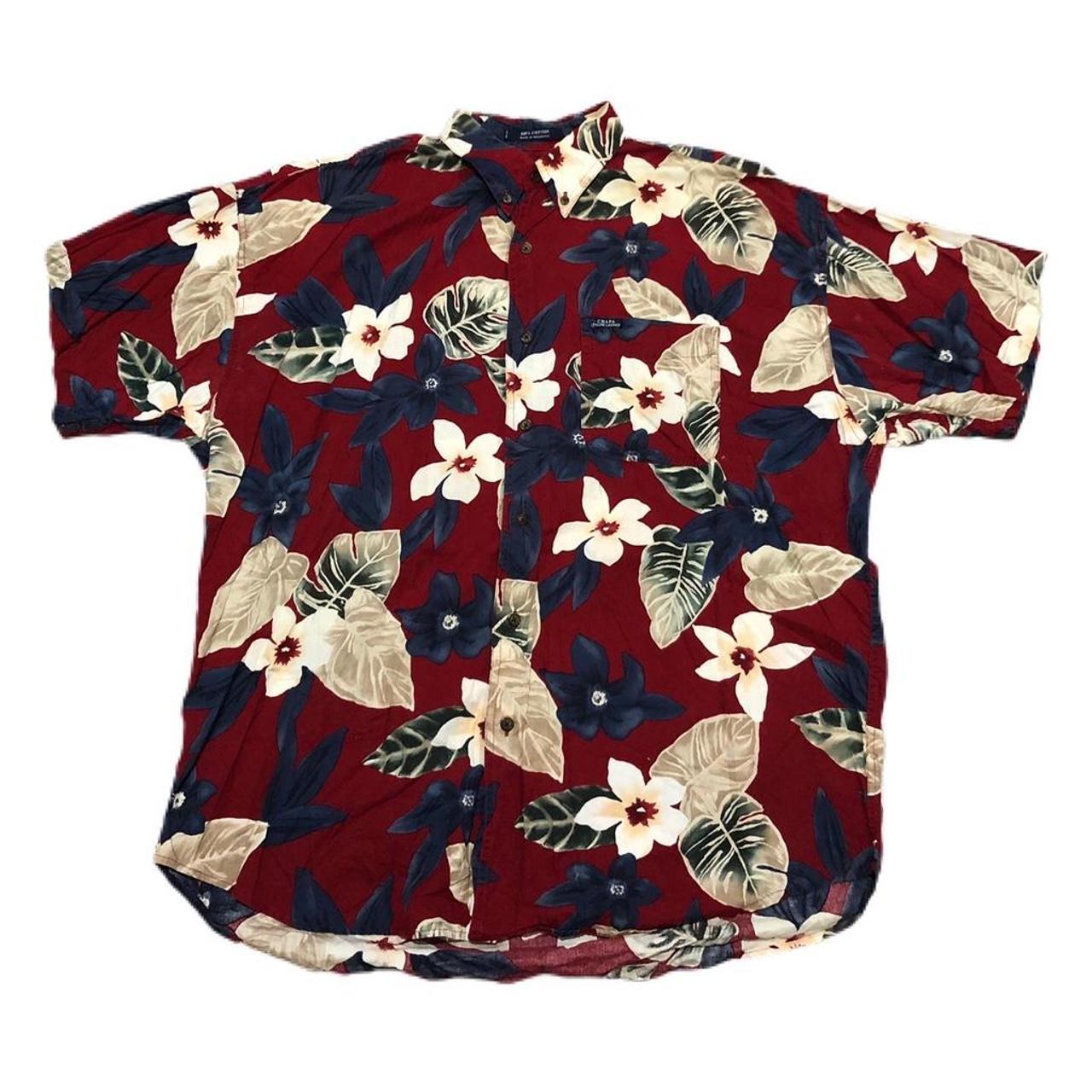 chaps ralph lauren hawaiian shirt