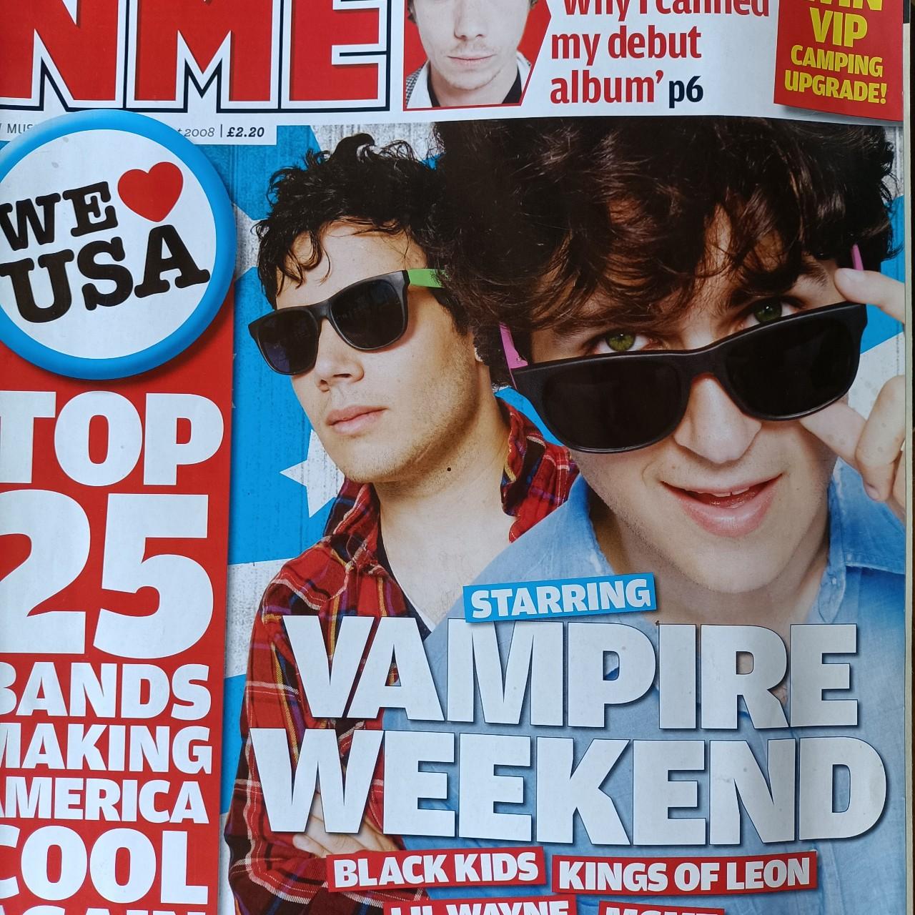 NME Magazine 2nd August 2008 Featuring Vampire... - Depop