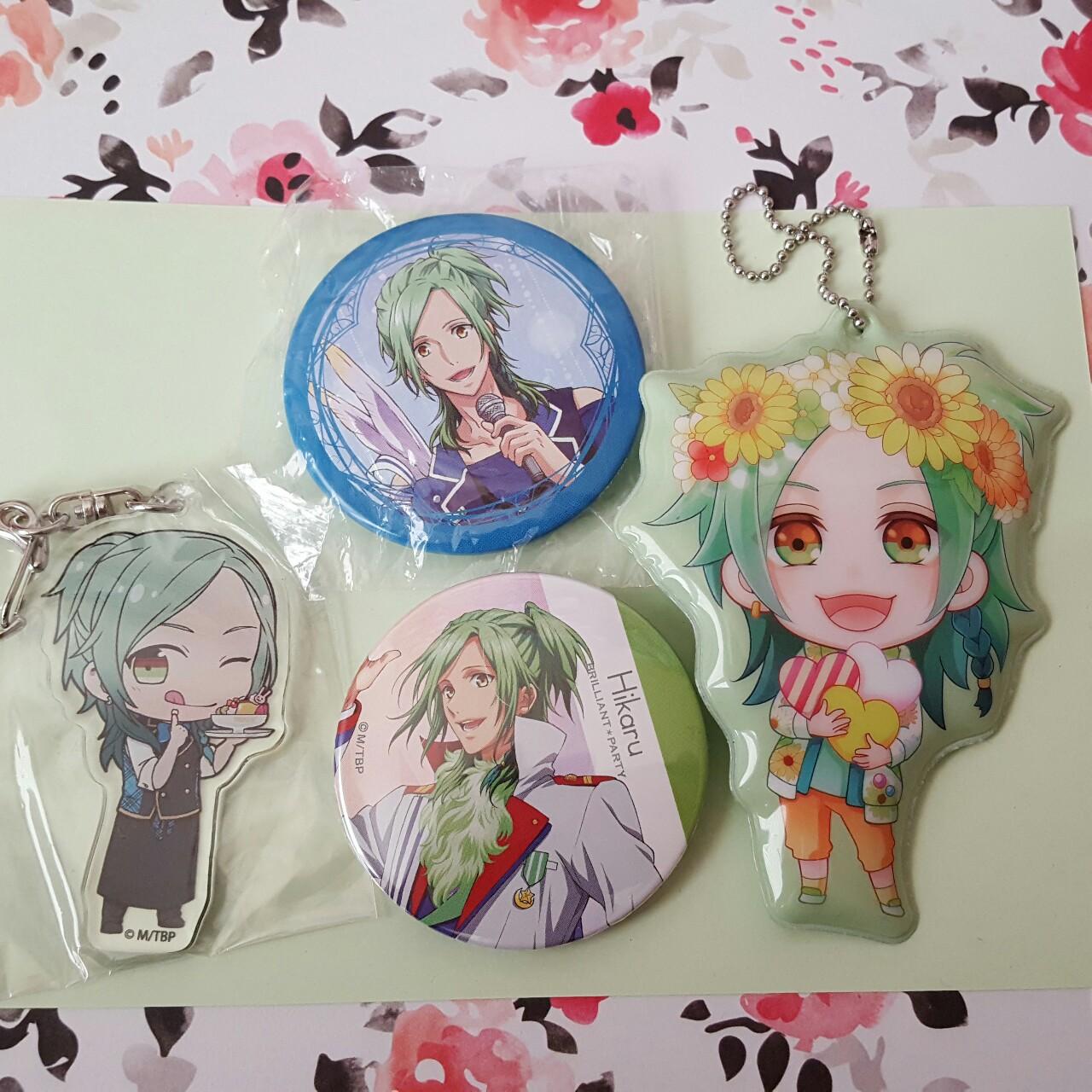 B-Project Hikaru Osari 4pc lot Buttons measures 2... - Depop