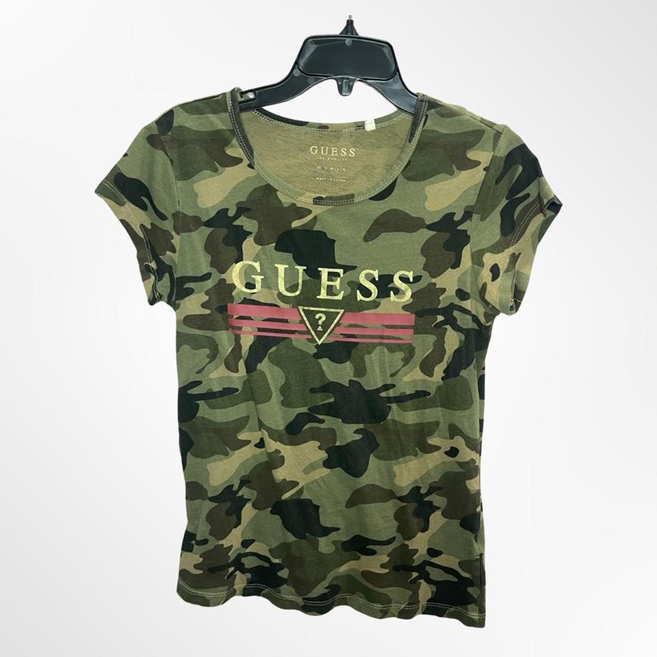 Camo guess shirt fashion