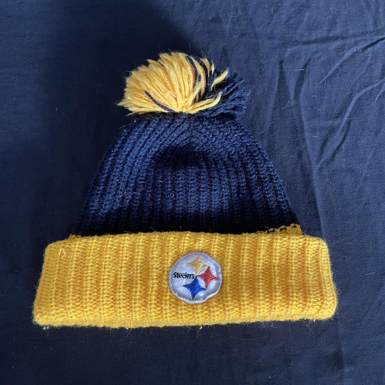 The Steelers Beanie Yarn Pom Pom, Pittsburgh Steelers