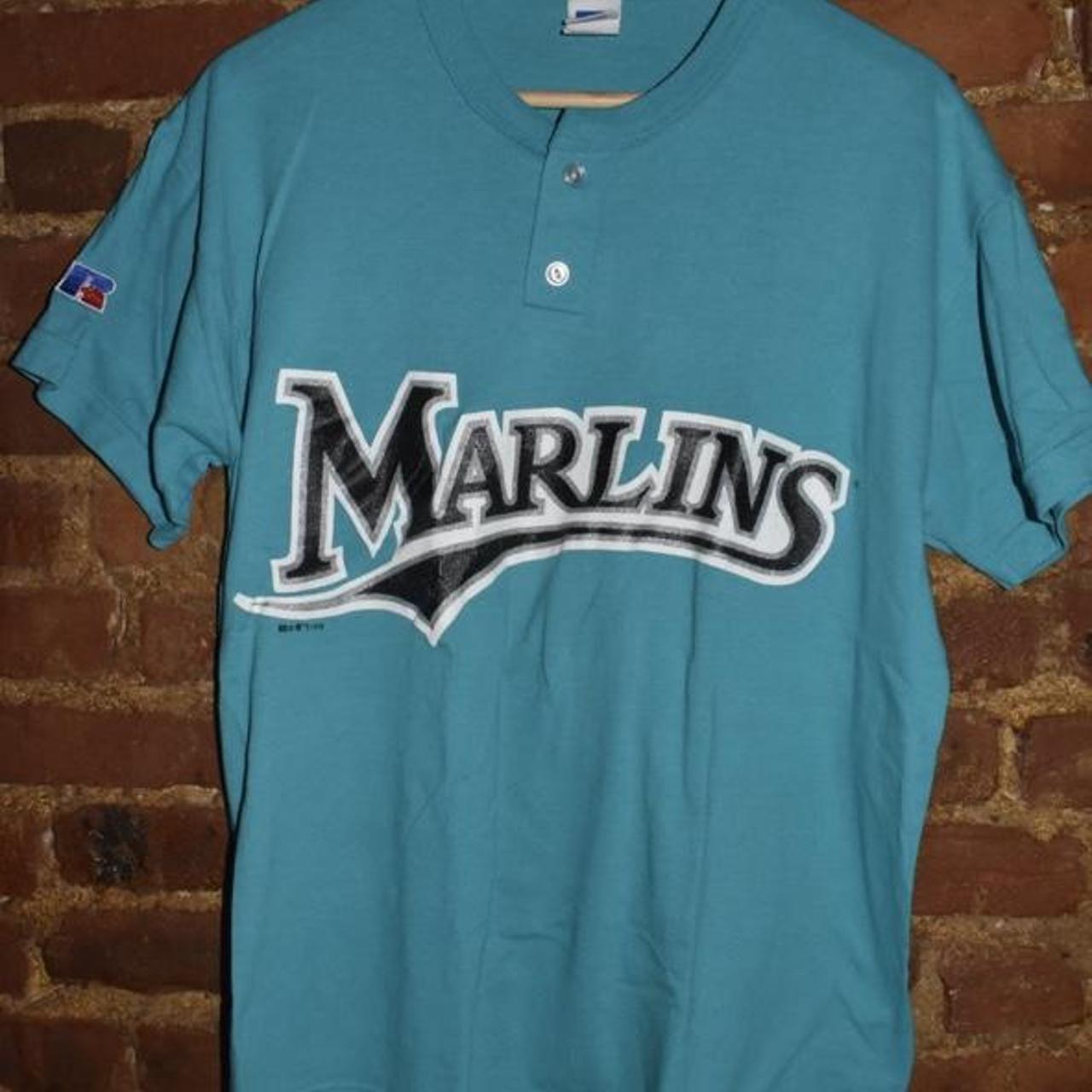 1998 Marlin’s jersey. This isn’t an official MLB... - Depop