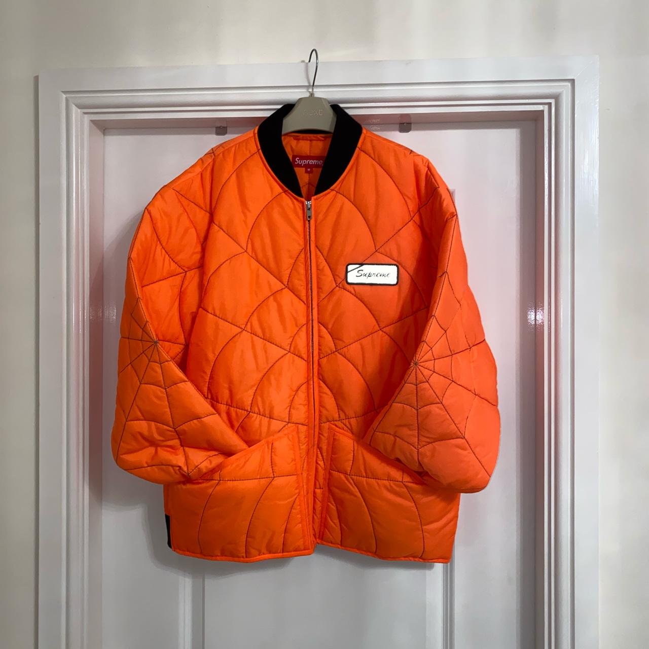 Supreme spider web quilted work outlet jacket