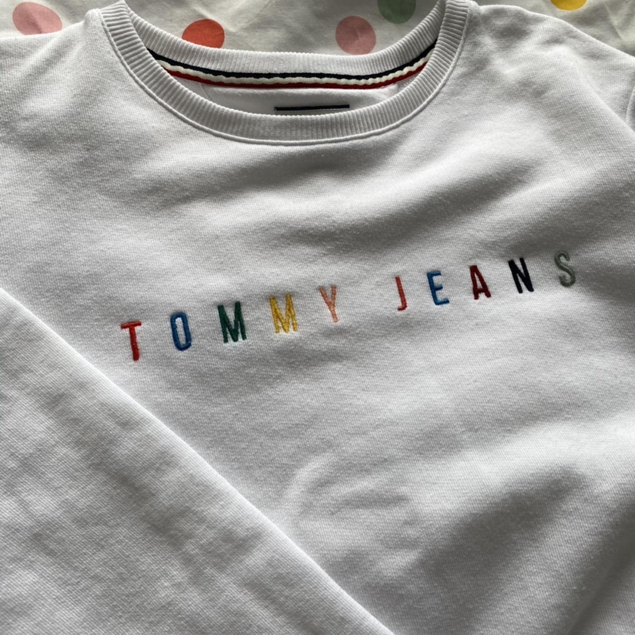 tommy jeans rainbow sweatshirt