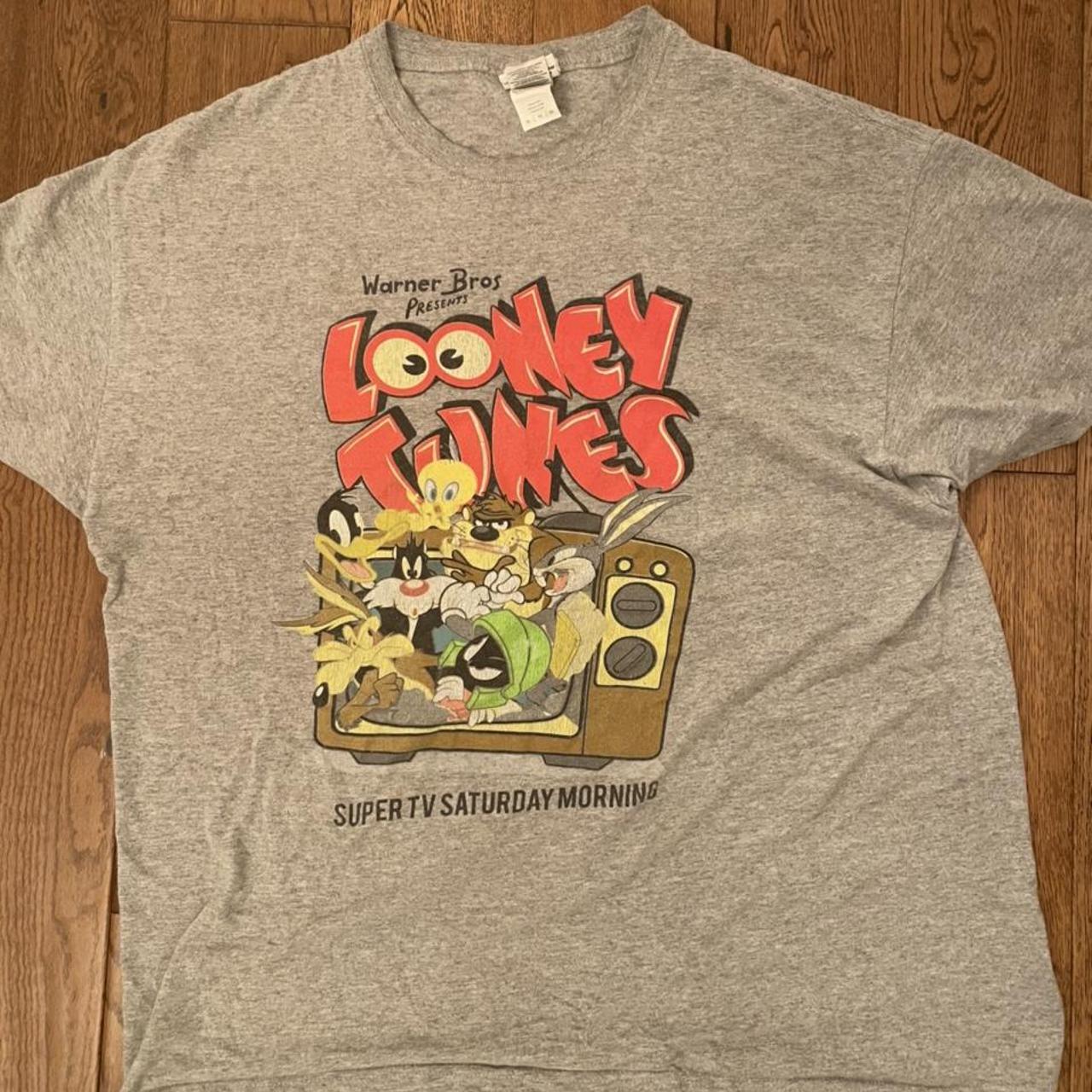 Looney tunes vintage t shirt 80s Super Tv Saturday... - Depop