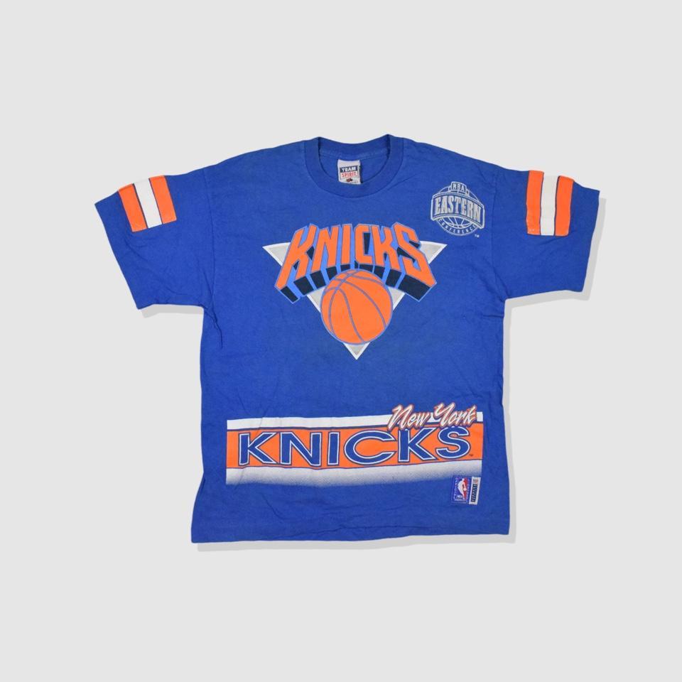 Vintage 90s New York Knicks Shooting Shirt NBA - Depop