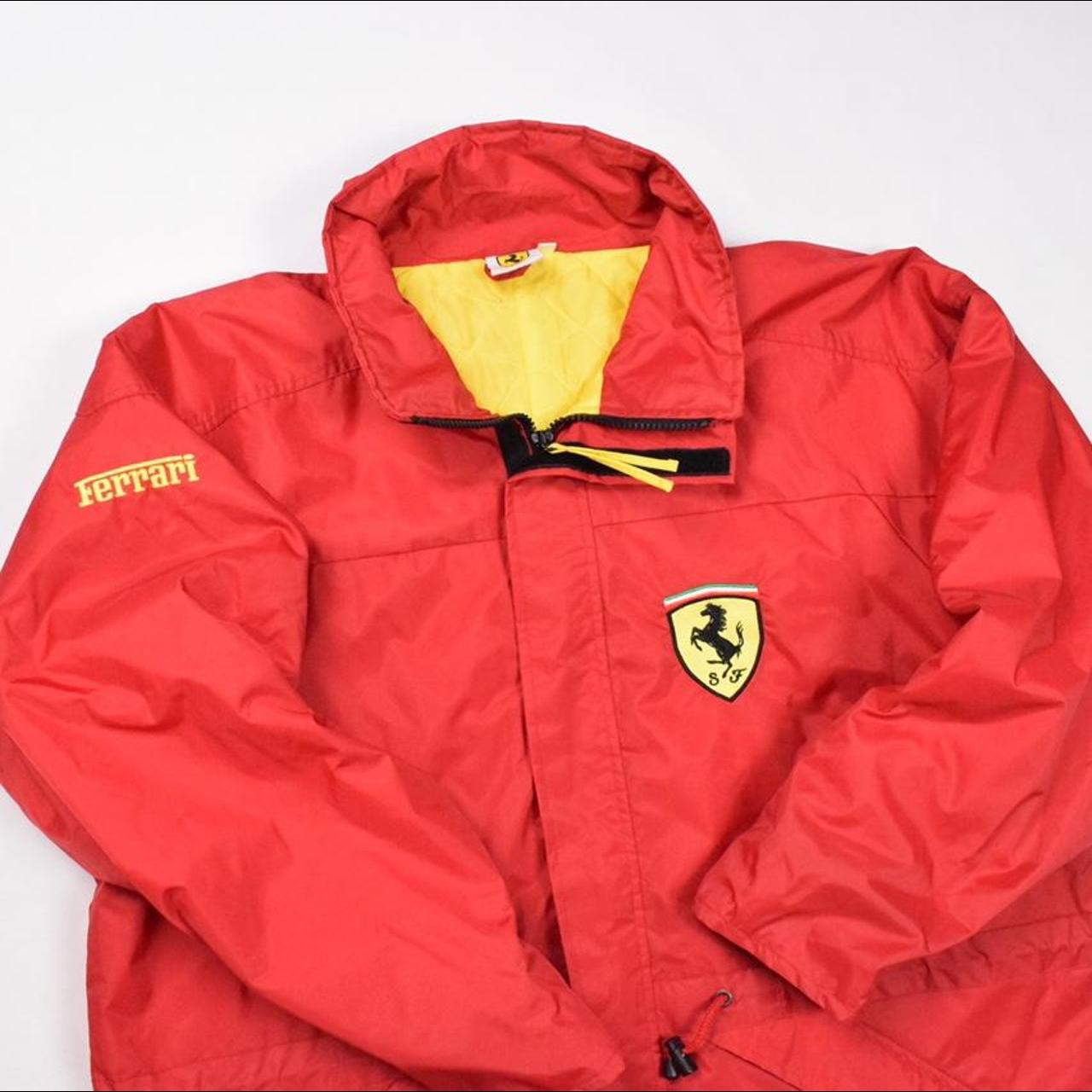 nice man sports ferrari jacket