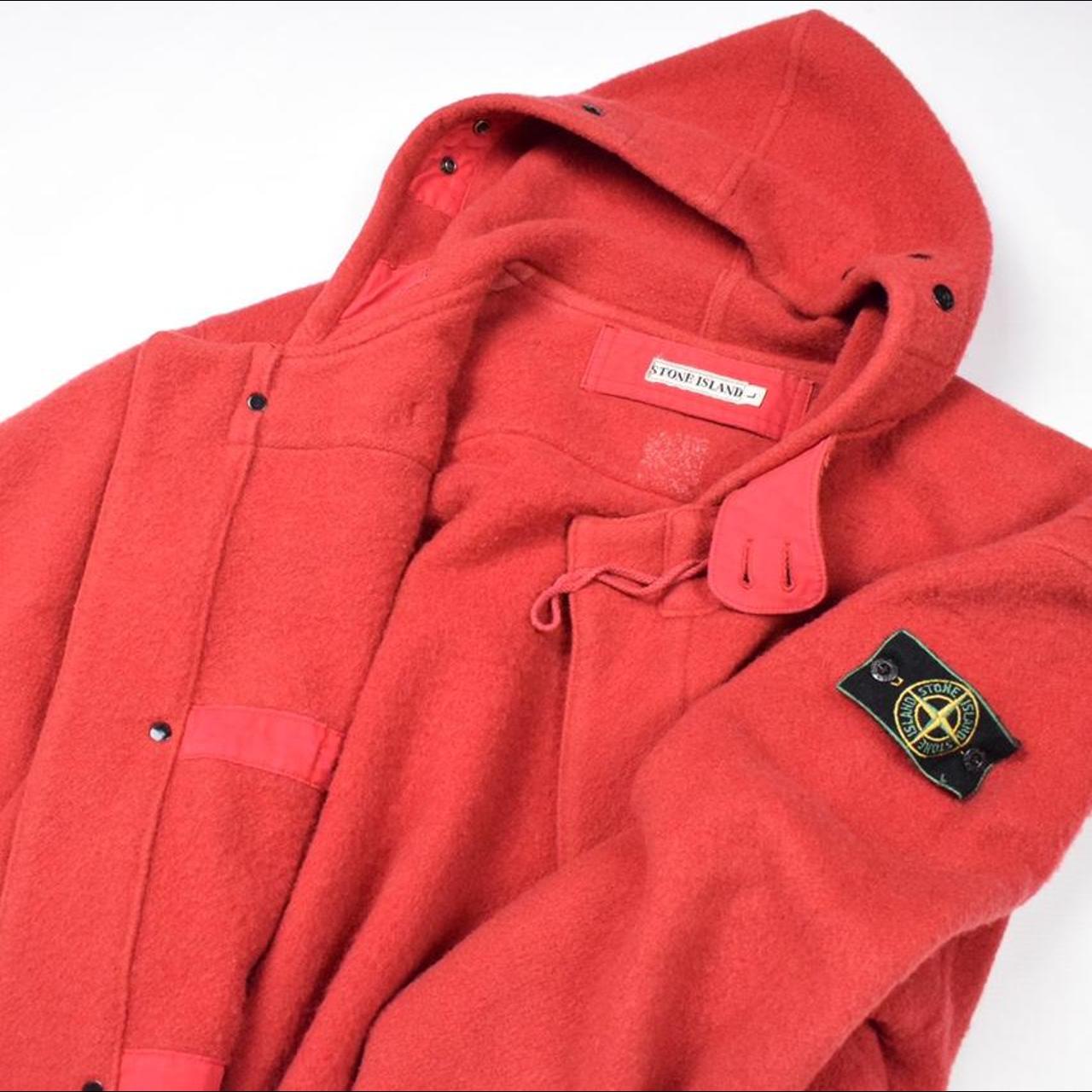 Stone island hot sale red coat