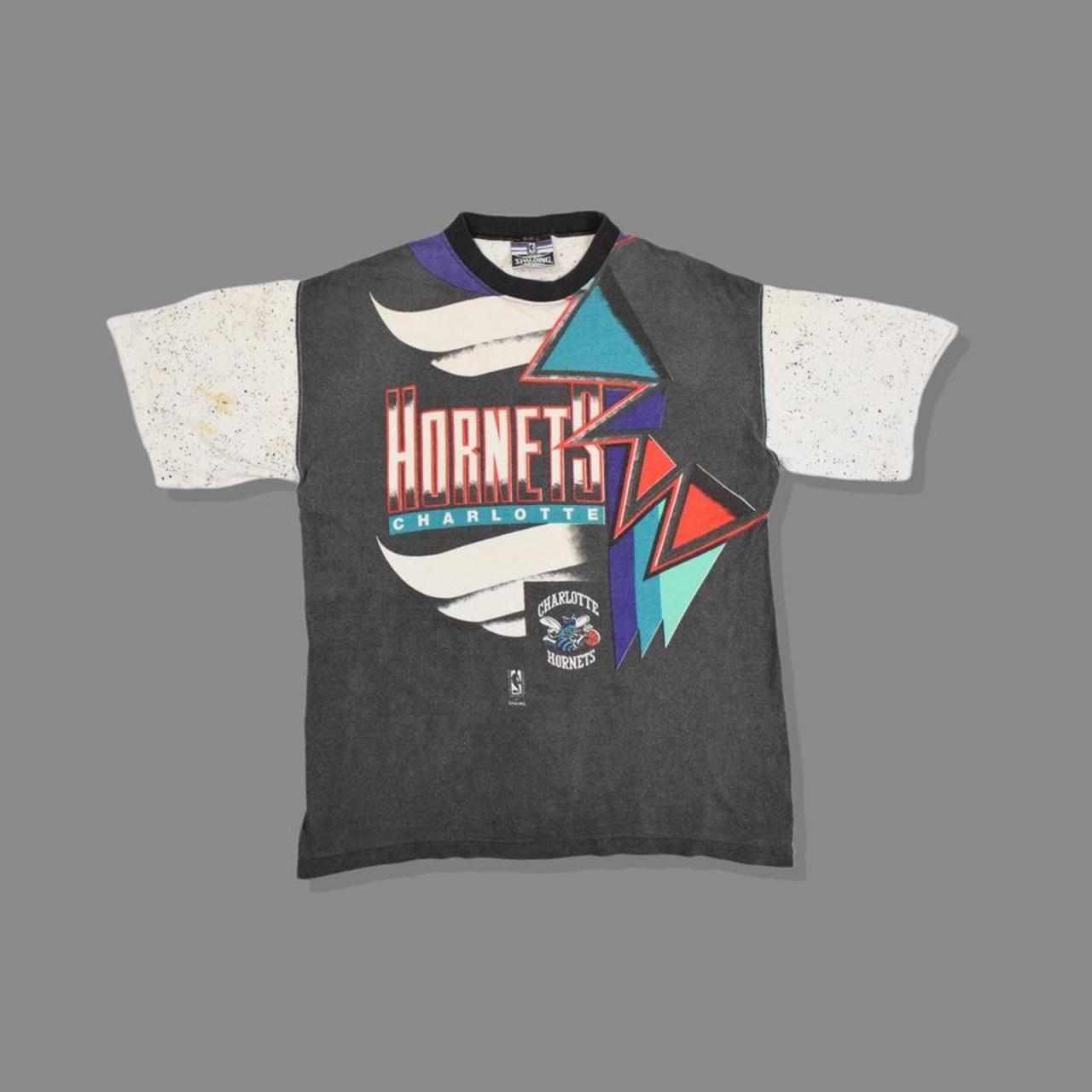 Vintage Charlotte Hornets Shirt 💜 80s Charlotte - Depop