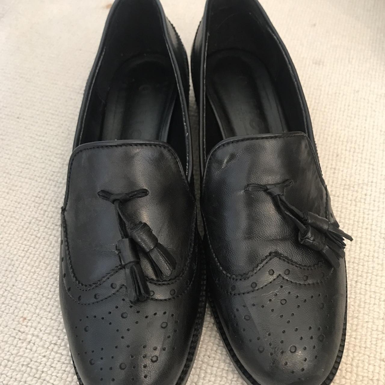 OFFICE black women brogues with tassels. Only worn a... - Depop