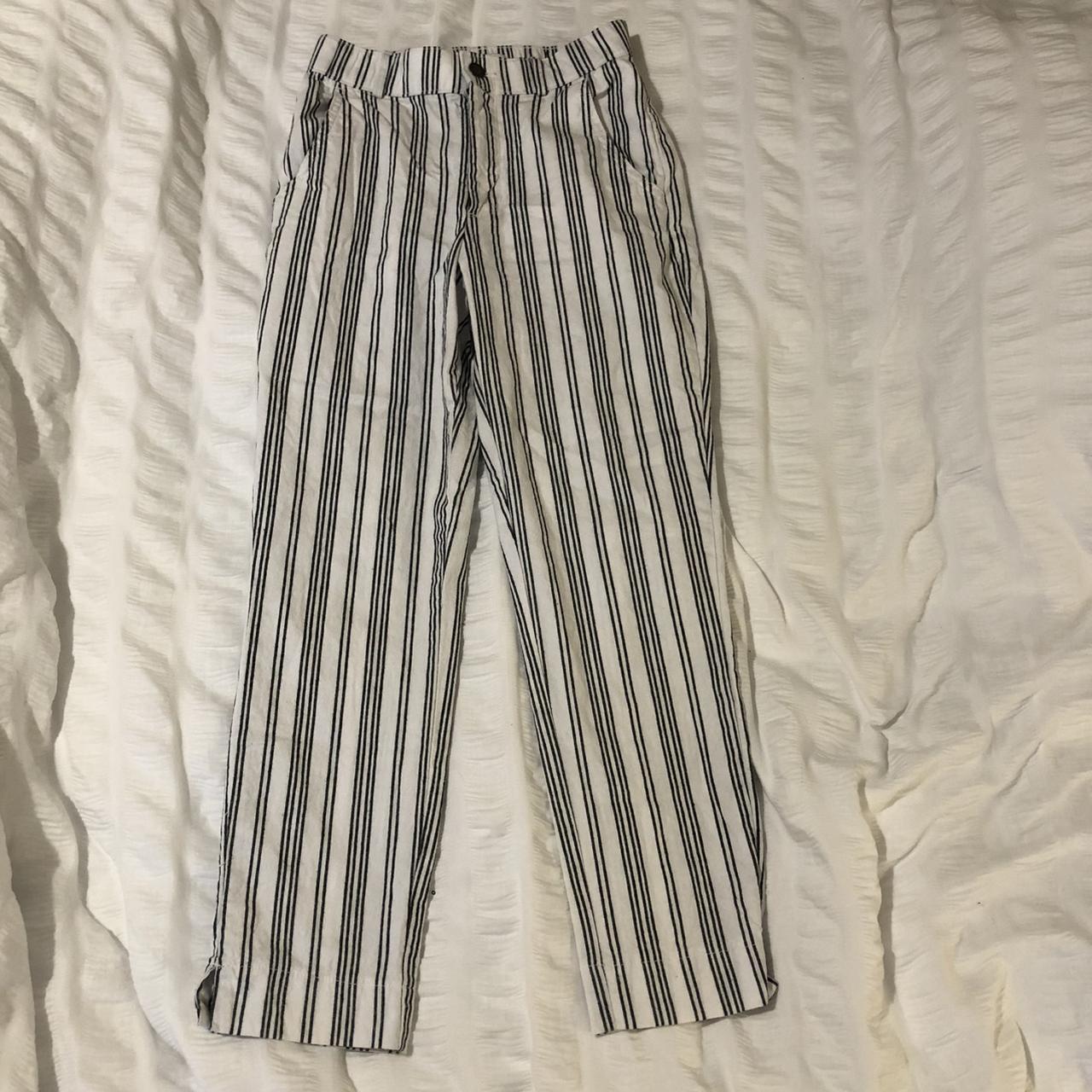 HOLLISTER Striped Trousers Ultra High-Rise , -Size