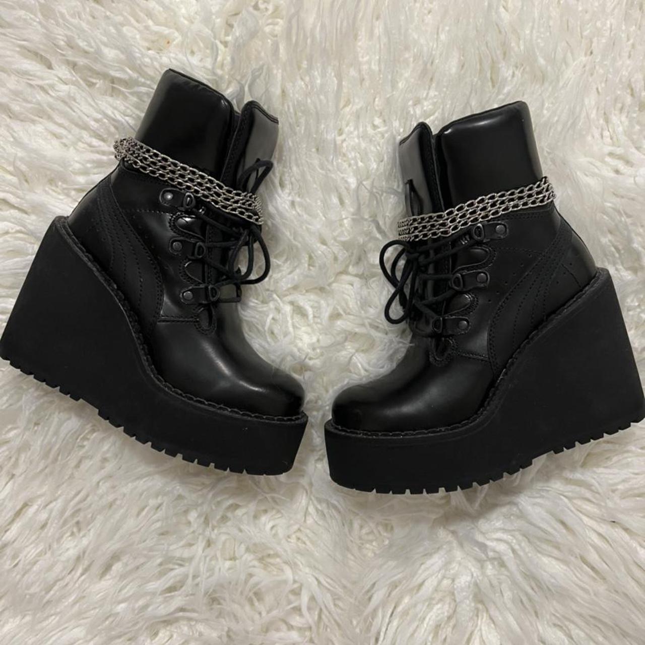 Fenty puma wedge boots best sale