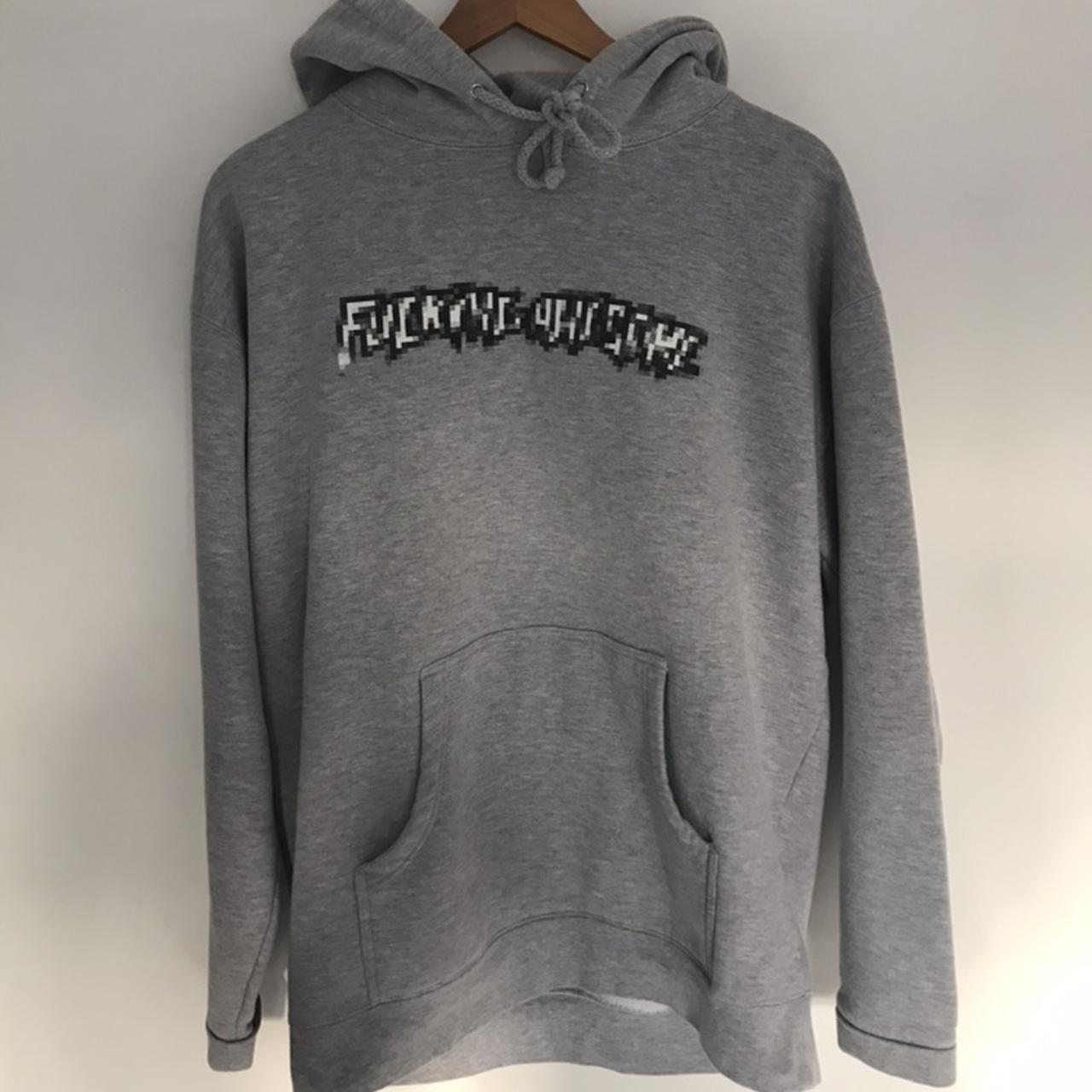 SOLD, Fucking Awesome censored hoodie , Grey hoodie...