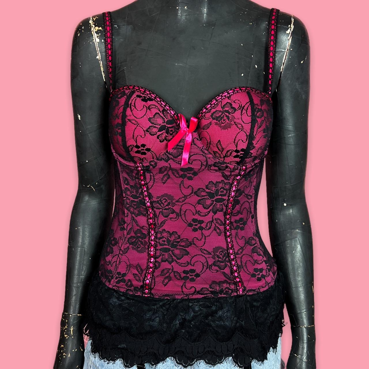 Product Image 4 - 🧨Pink Lace Corset Top

🧨Y2K hot
