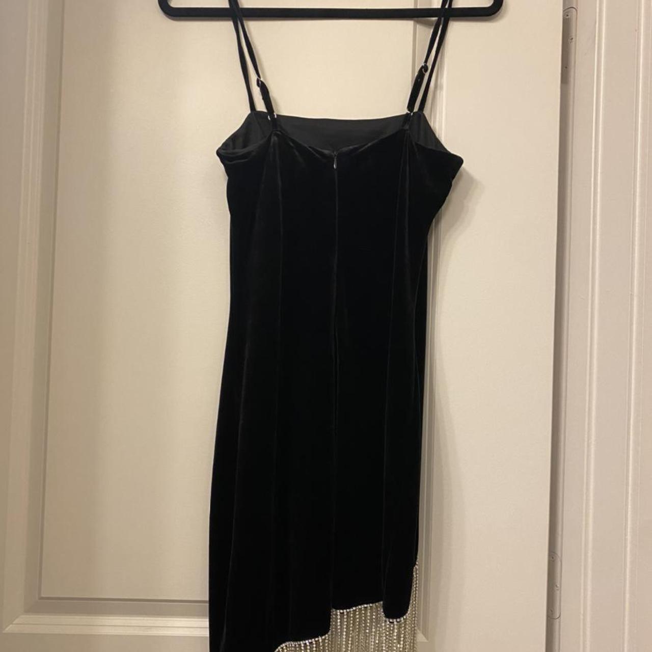 Beautiful tassel rhinestone dress with spaghetti... Depop