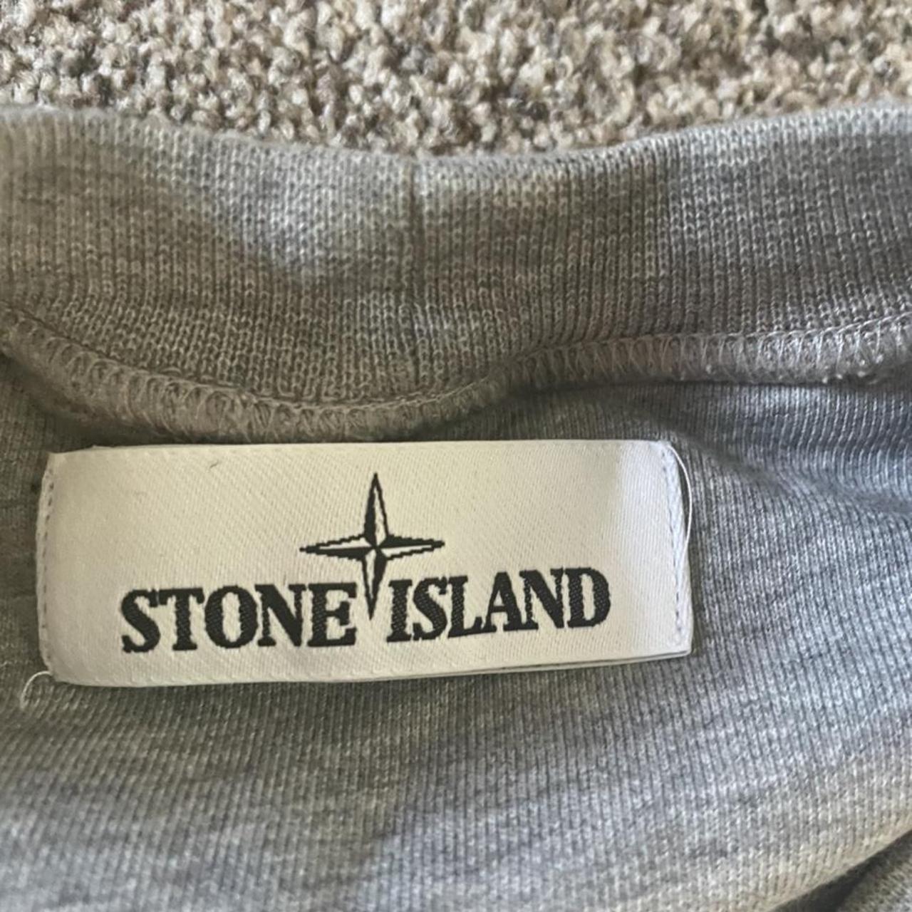 Grey Stone Island jumper. Has only been worn a... - Depop