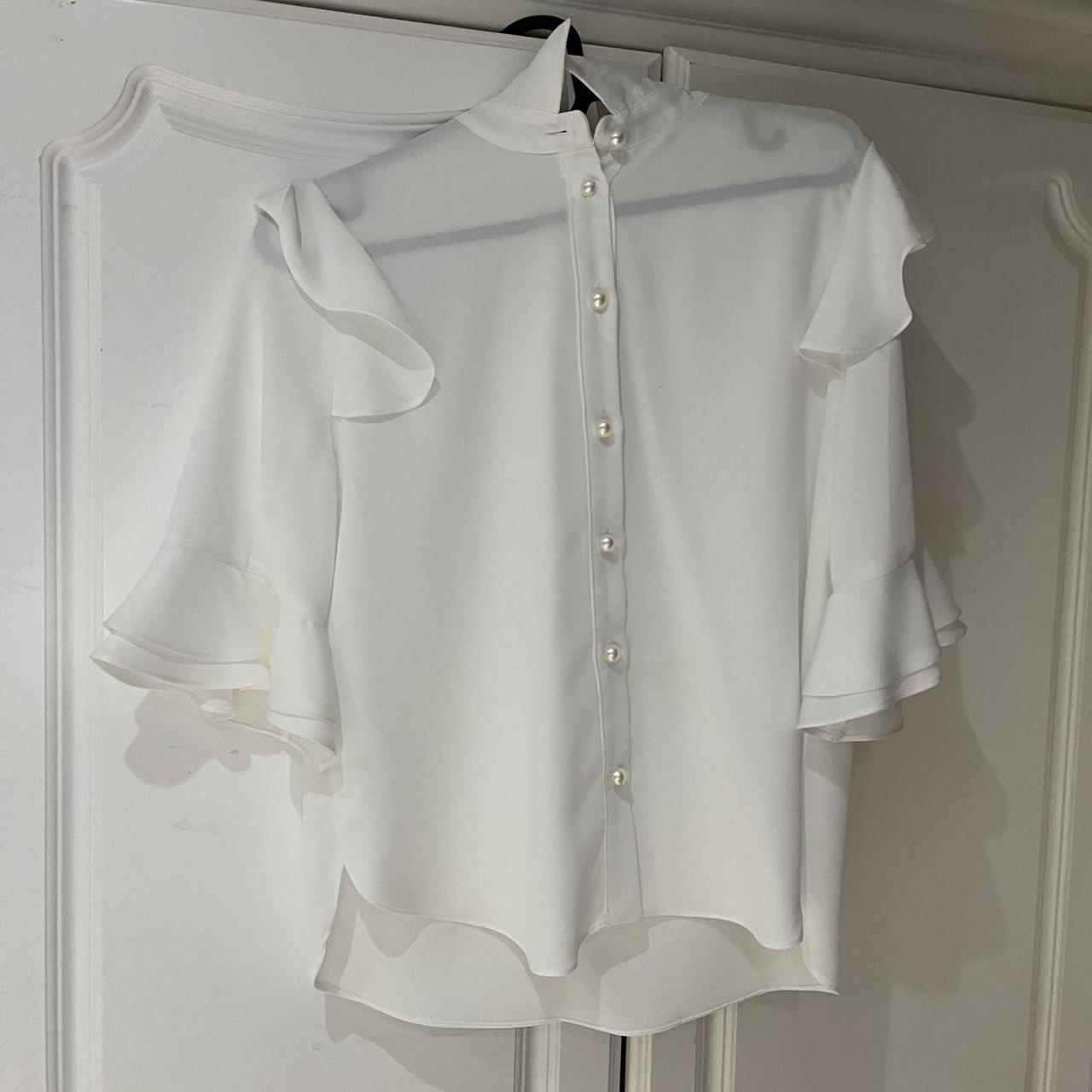 River Island White Blouse Size 6 Never Been Worn - Depop