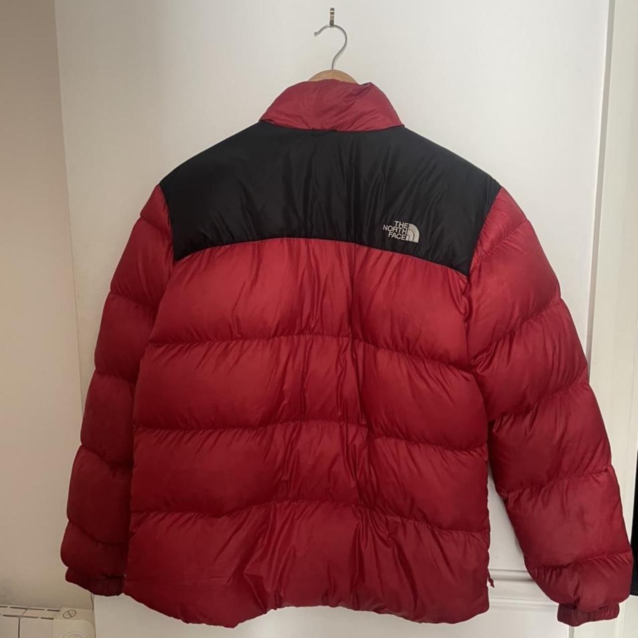 North face nupste puffer jacket, size large, very... - Depop