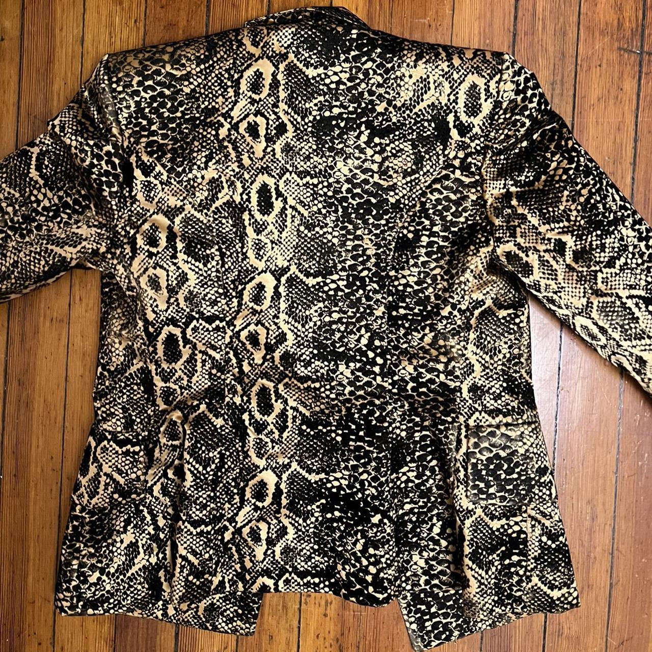 Vintage 80s super rare YSL blazer. It’s gold silk... - Depop