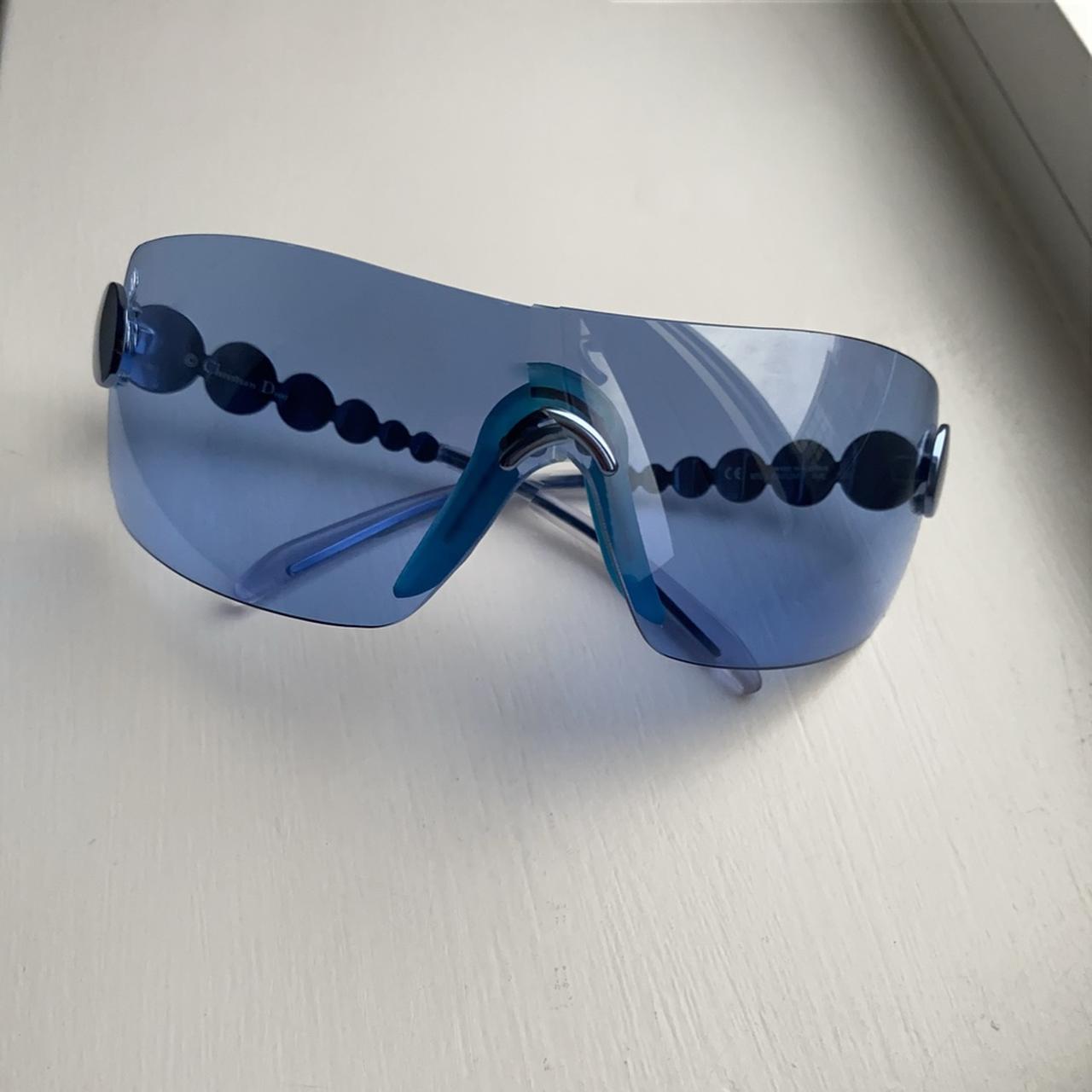 christian dior blue sunglasses