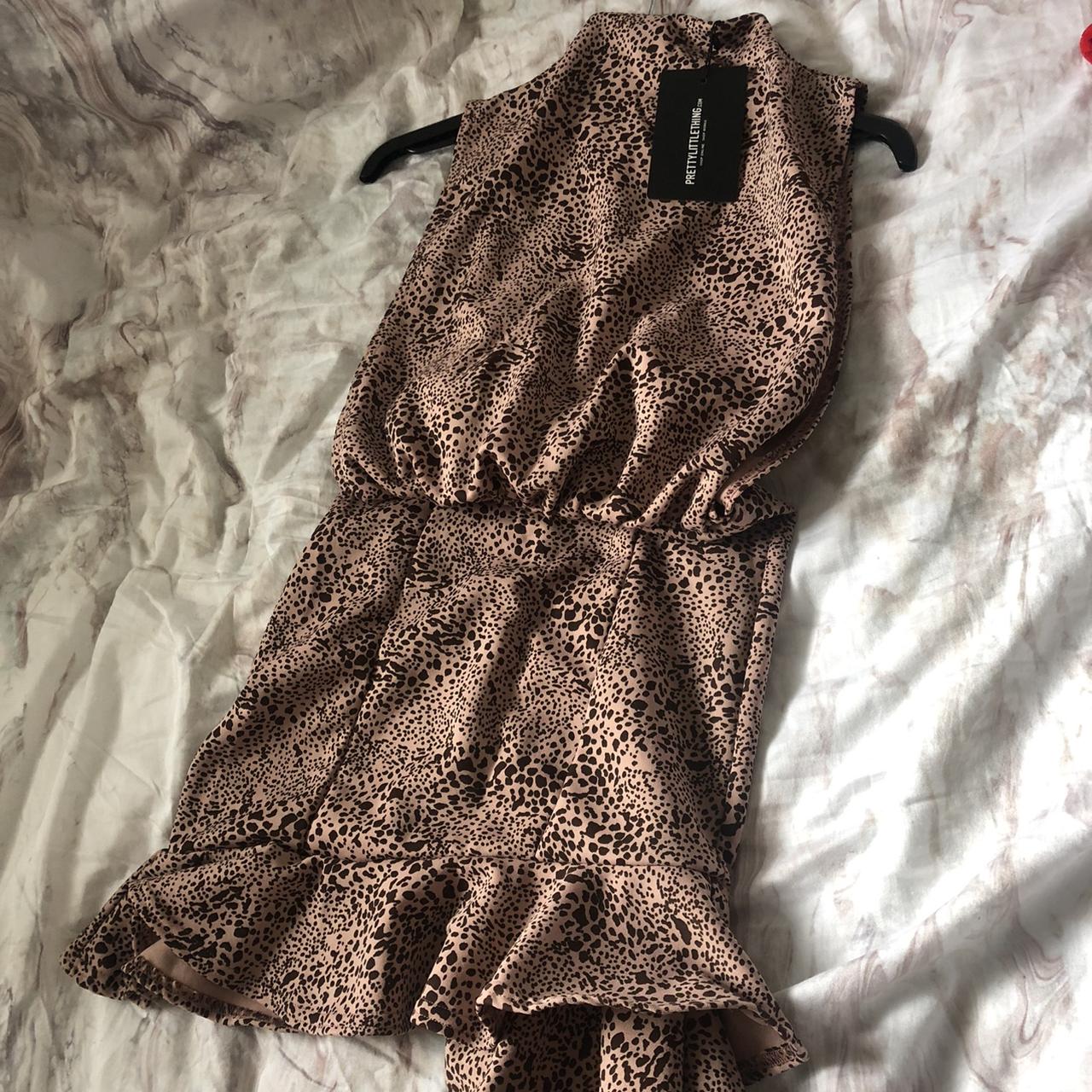 dusty pink dalmatian dress