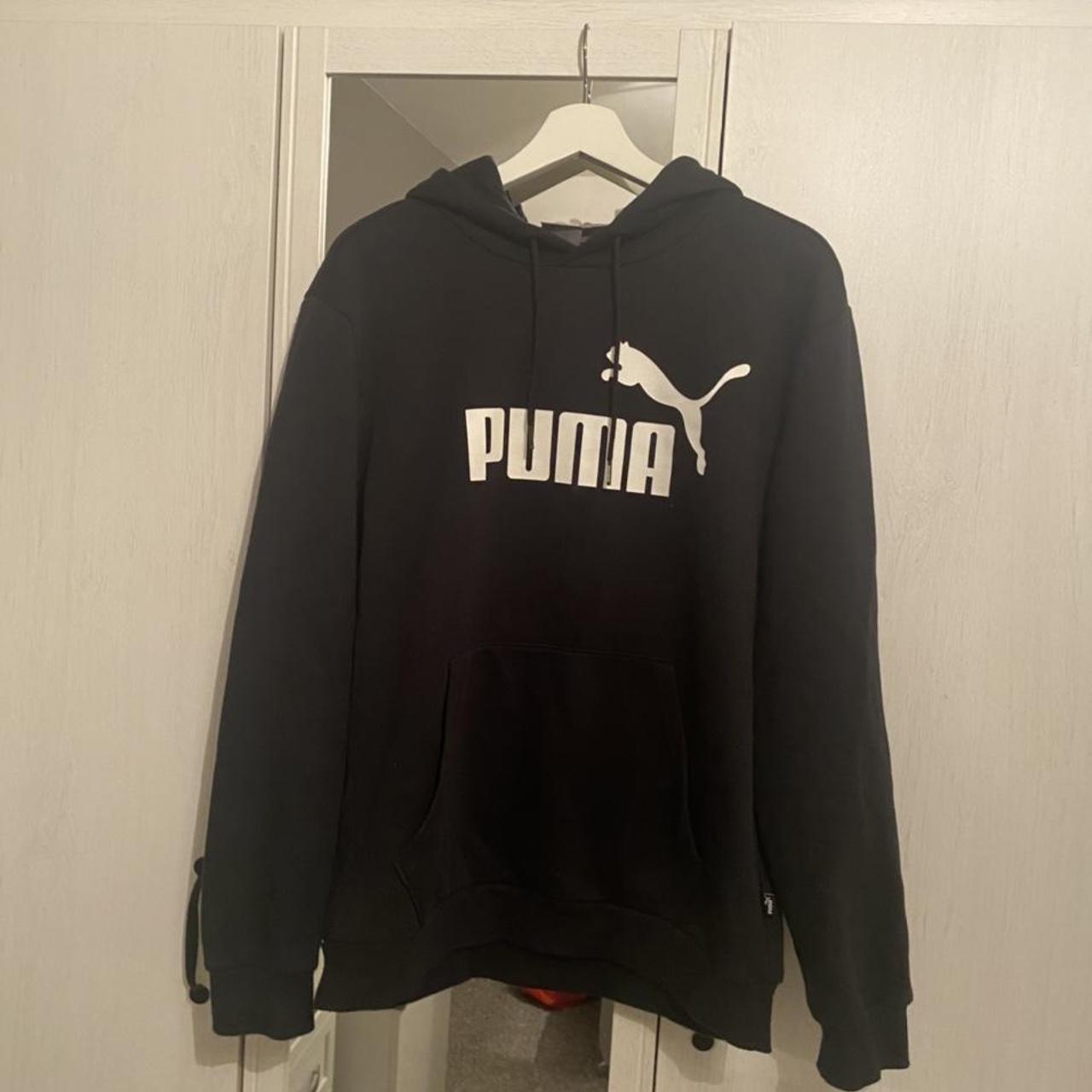 black and gold puma hoodie