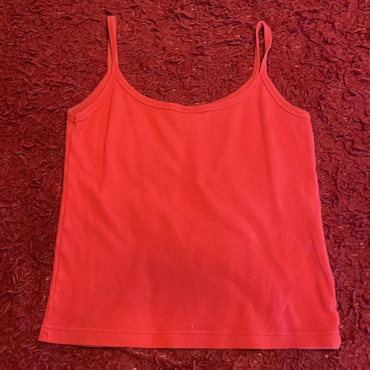 amazing vintage 90s deftones red tank top ! my... - Depop