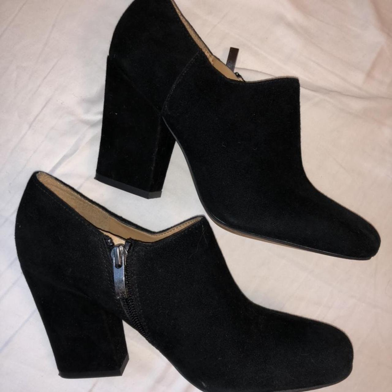 Franco sarto hotsell black suede booties