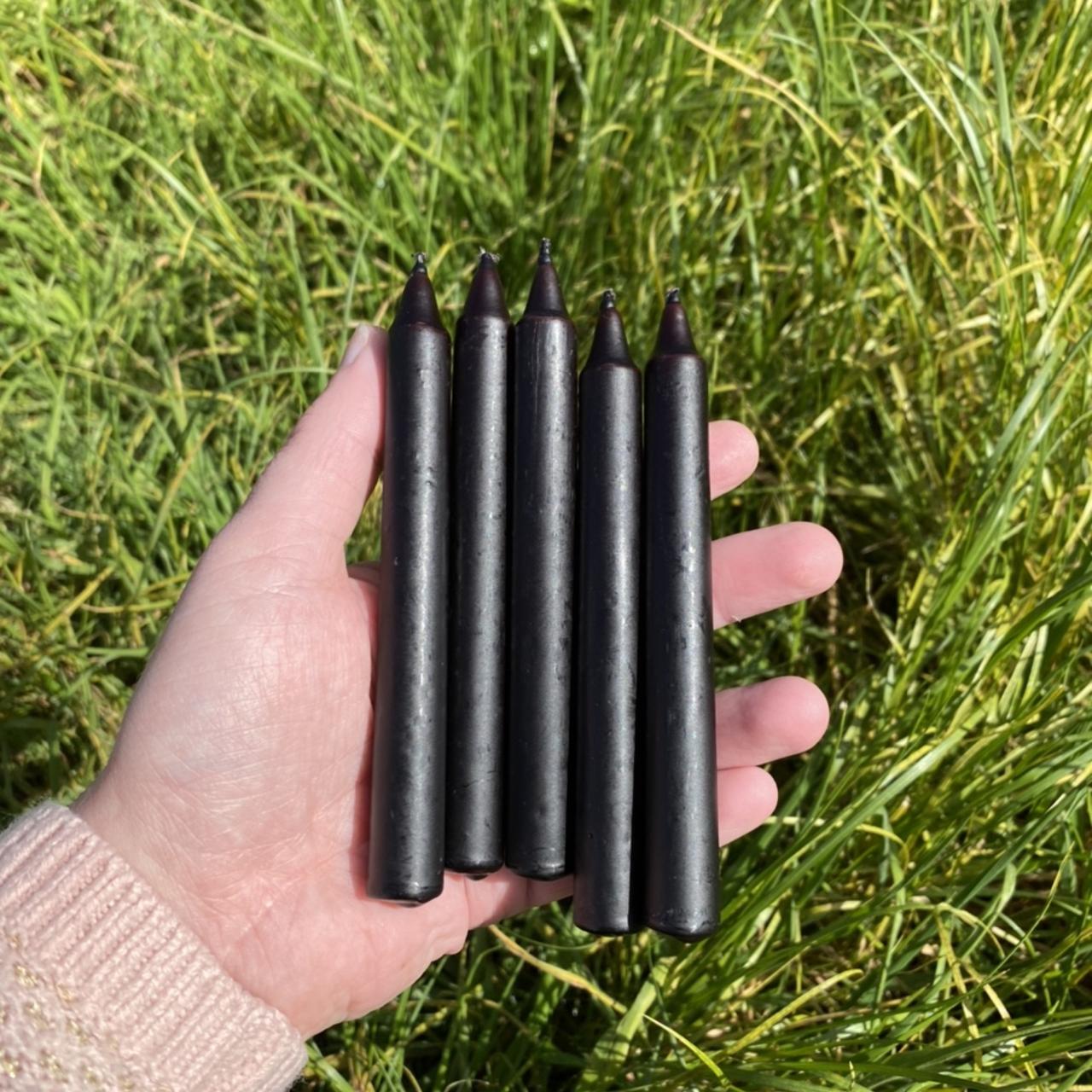 High quality black ritual candles Australian made,... Depop