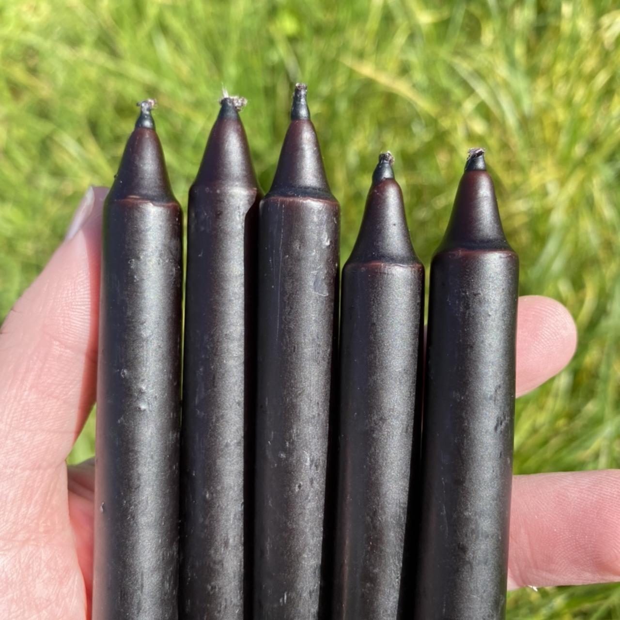 High quality black ritual candles Australian made,... Depop