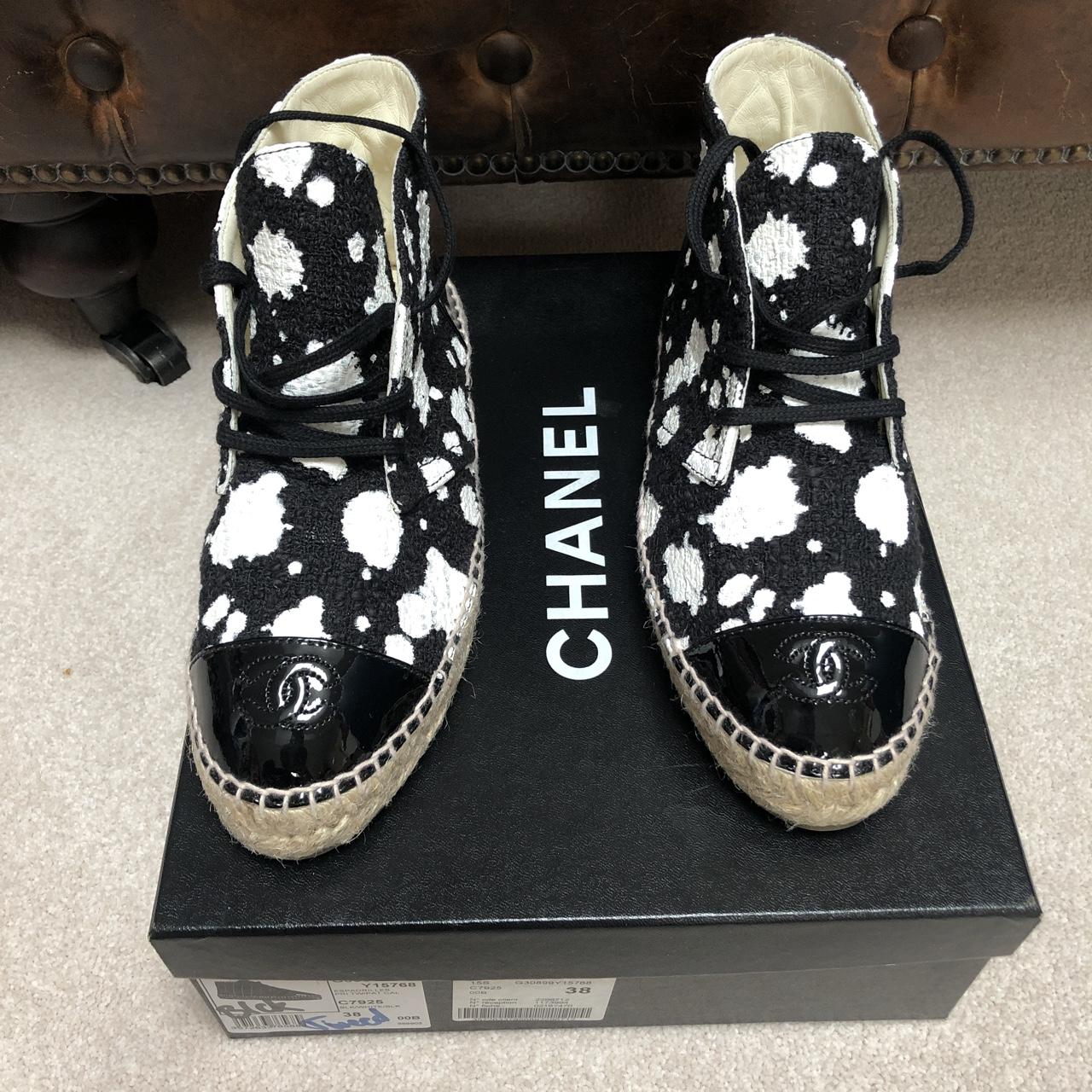 Size 38 Chanel Espadrilles brand new boxed