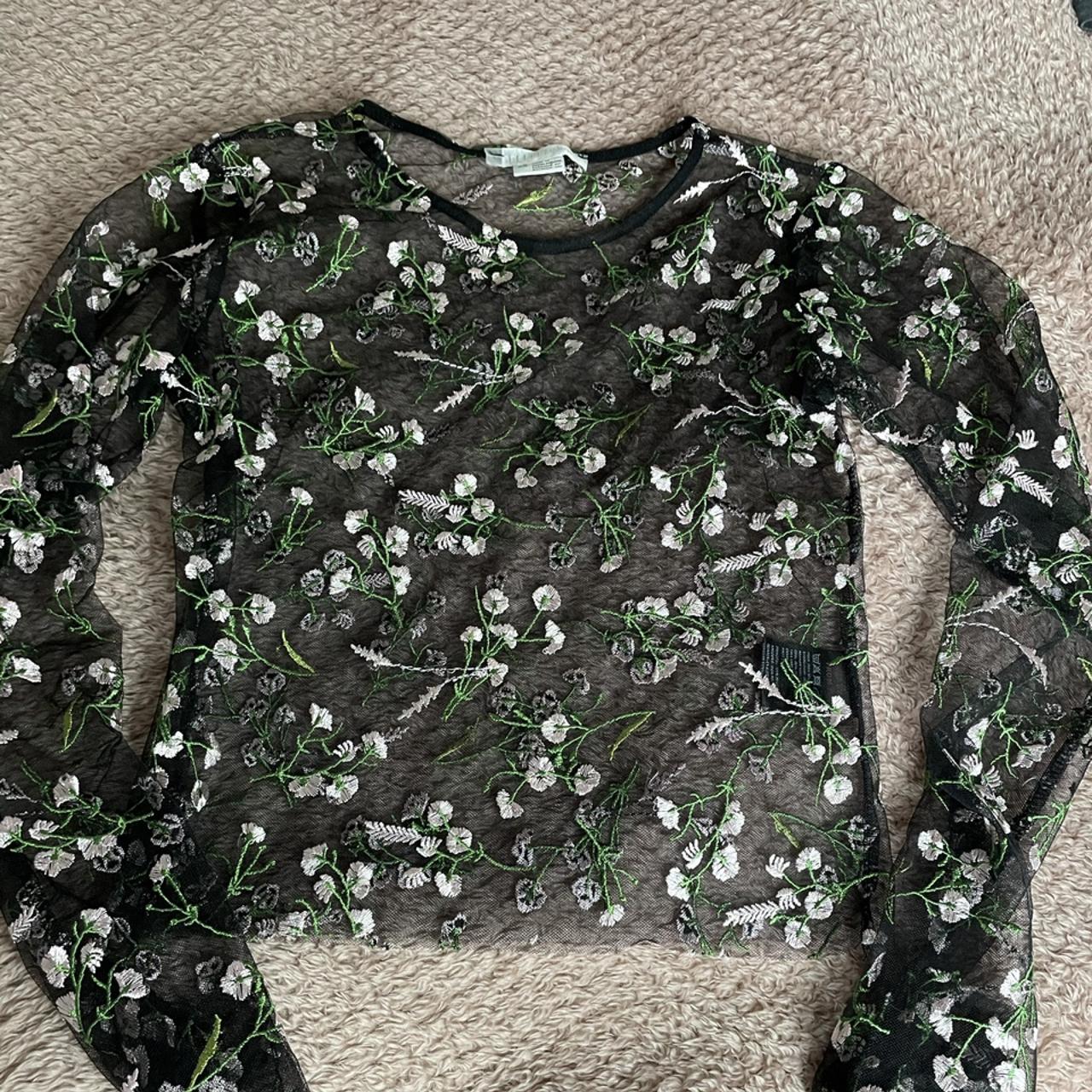 Urban outfitters mesh top Never worn XS meshtop... Depop