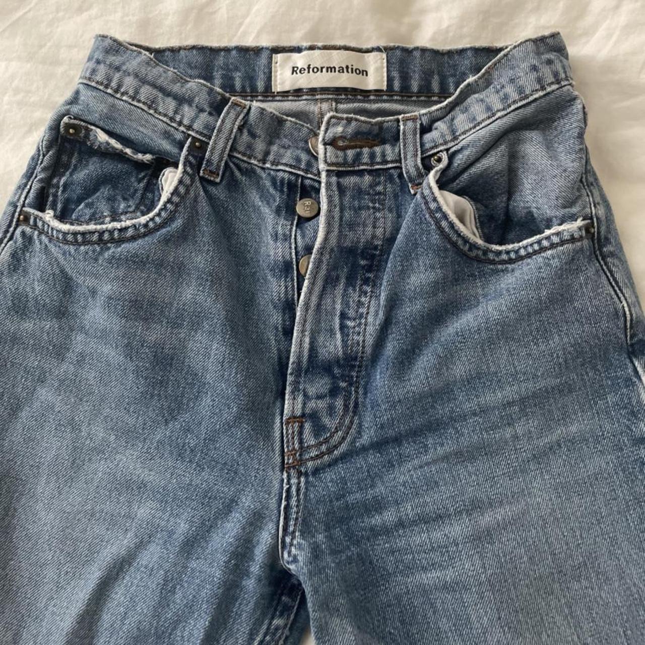 Reformation Jeans!! Cynthia High waisted relaxed... - Depop