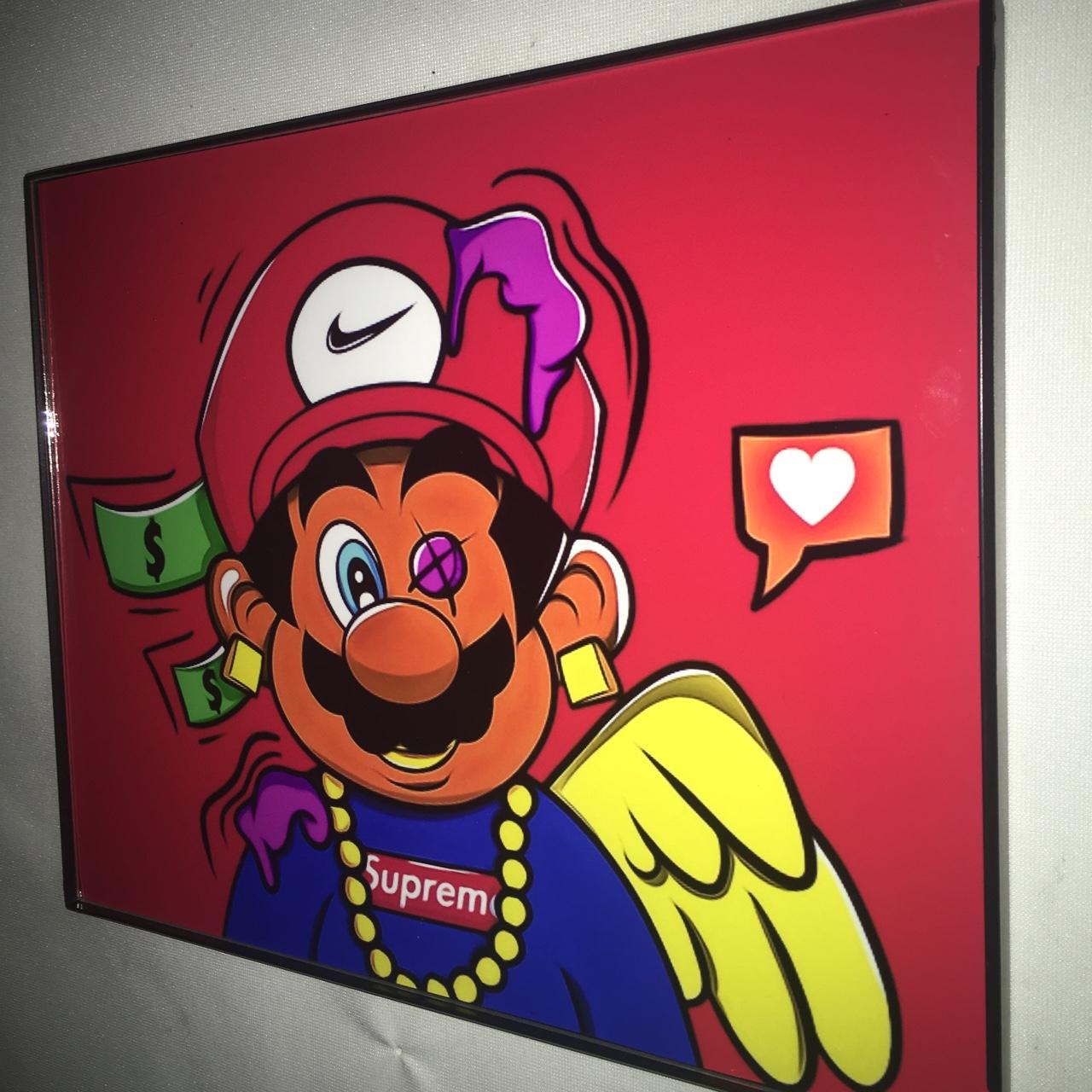 Supreme mario brothers art Print 8