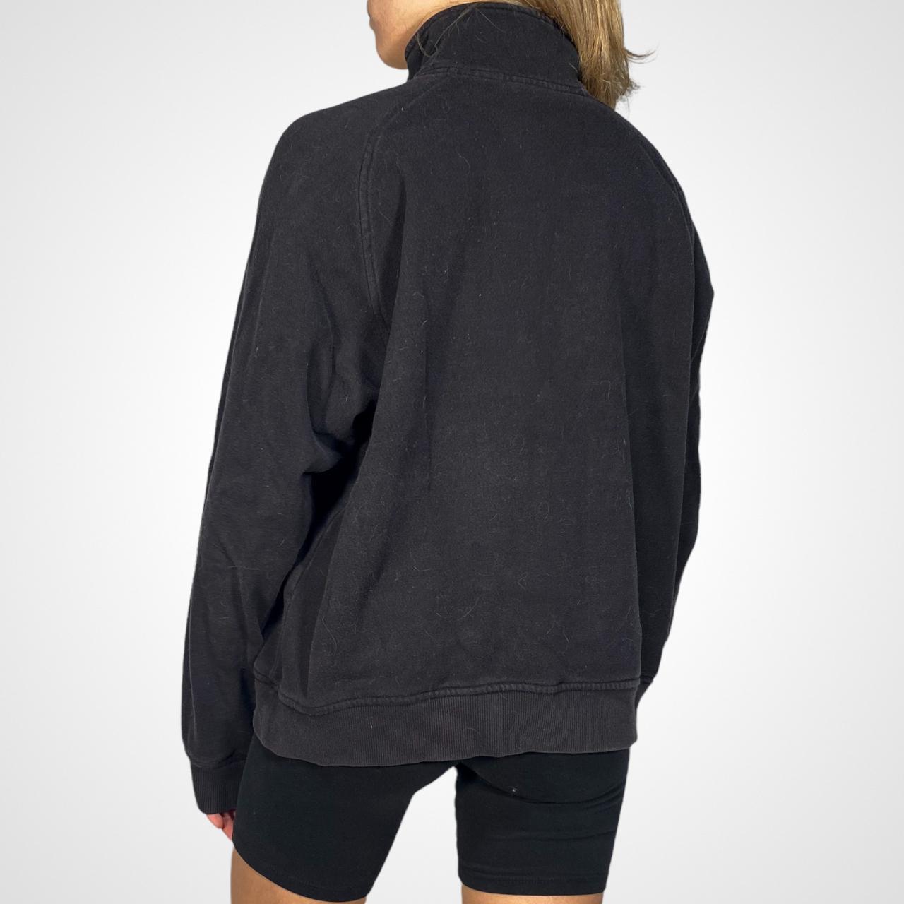 Sporty Fila half zip pull over sweatshirt, size... - Depop