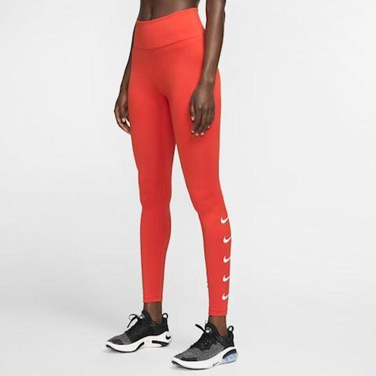 orange leggings nike