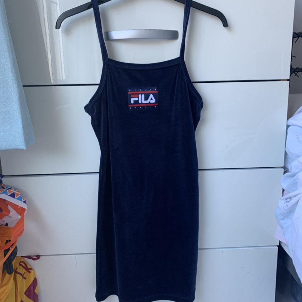 Navy blue velour fila dress Perfect condition only