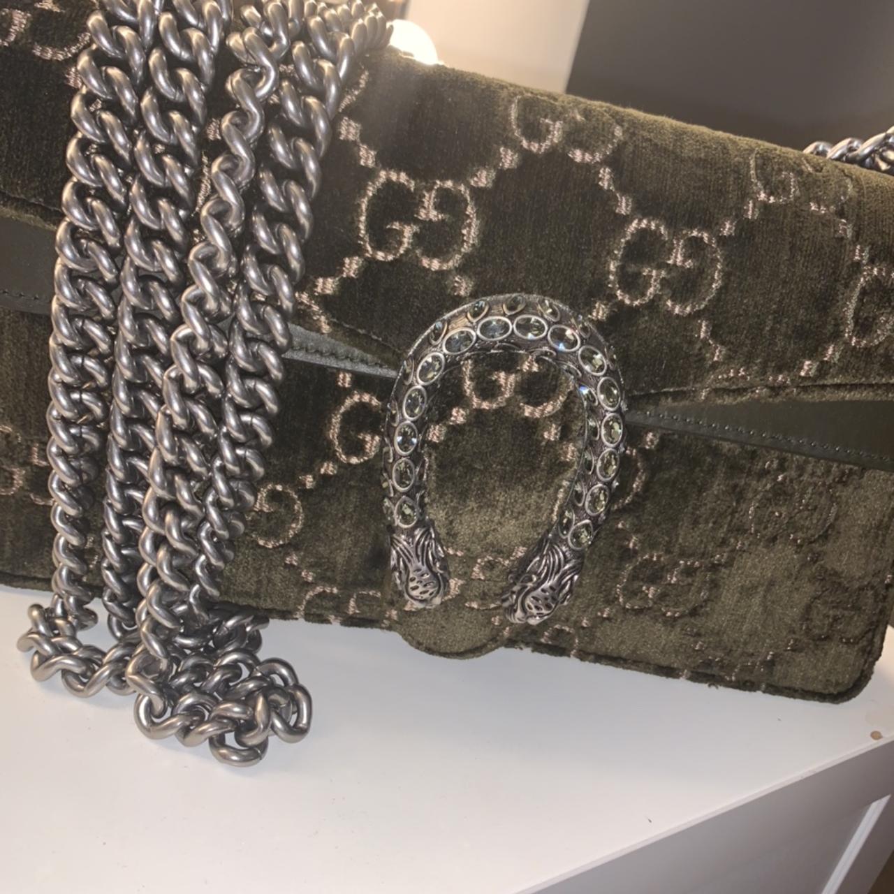 Gucci dionysus gg online velvet small shoulder bag