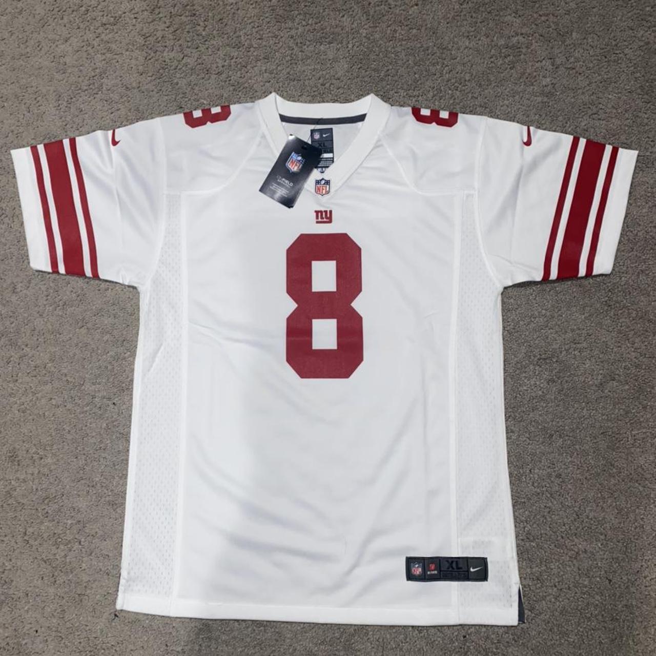 Limited Women's Daniel Jones Pink Jersey - #8 Football New York