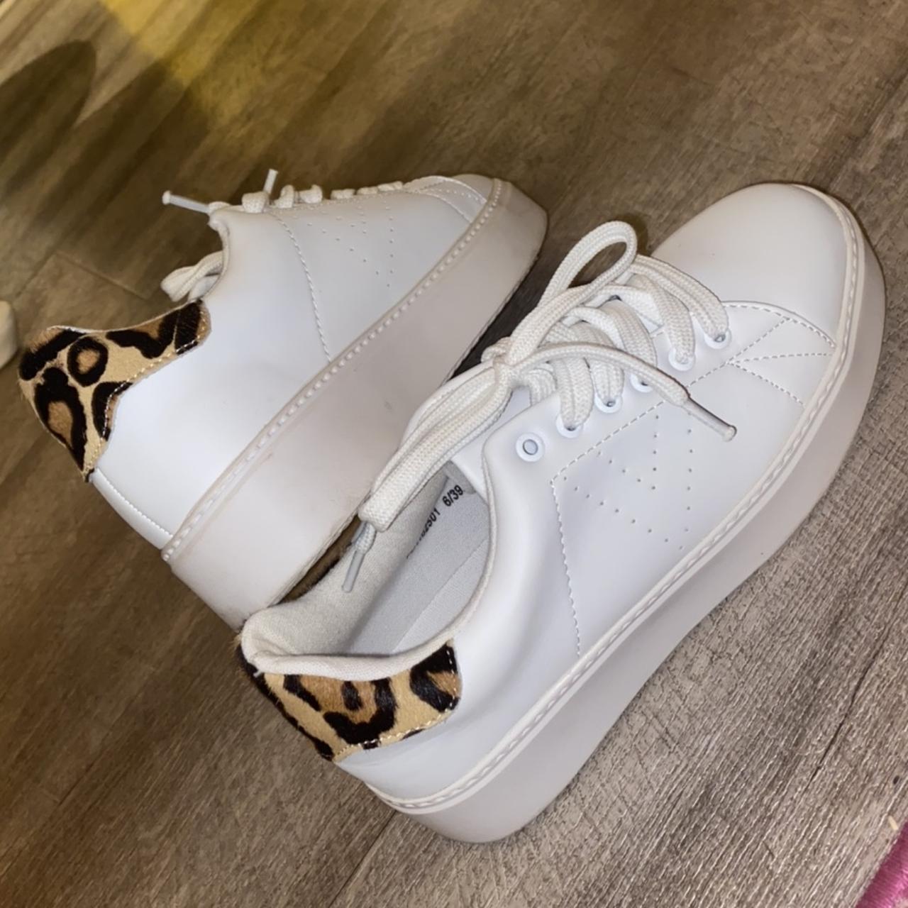 platform leopard sneakers