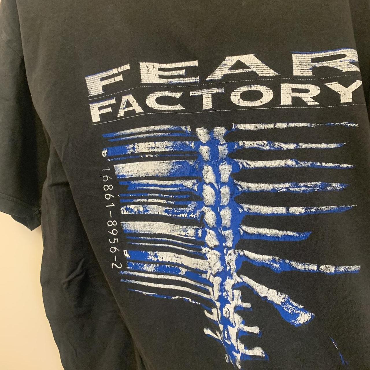 1996 Fear Factory Demanufacture T Shirt Xl Double Depop
