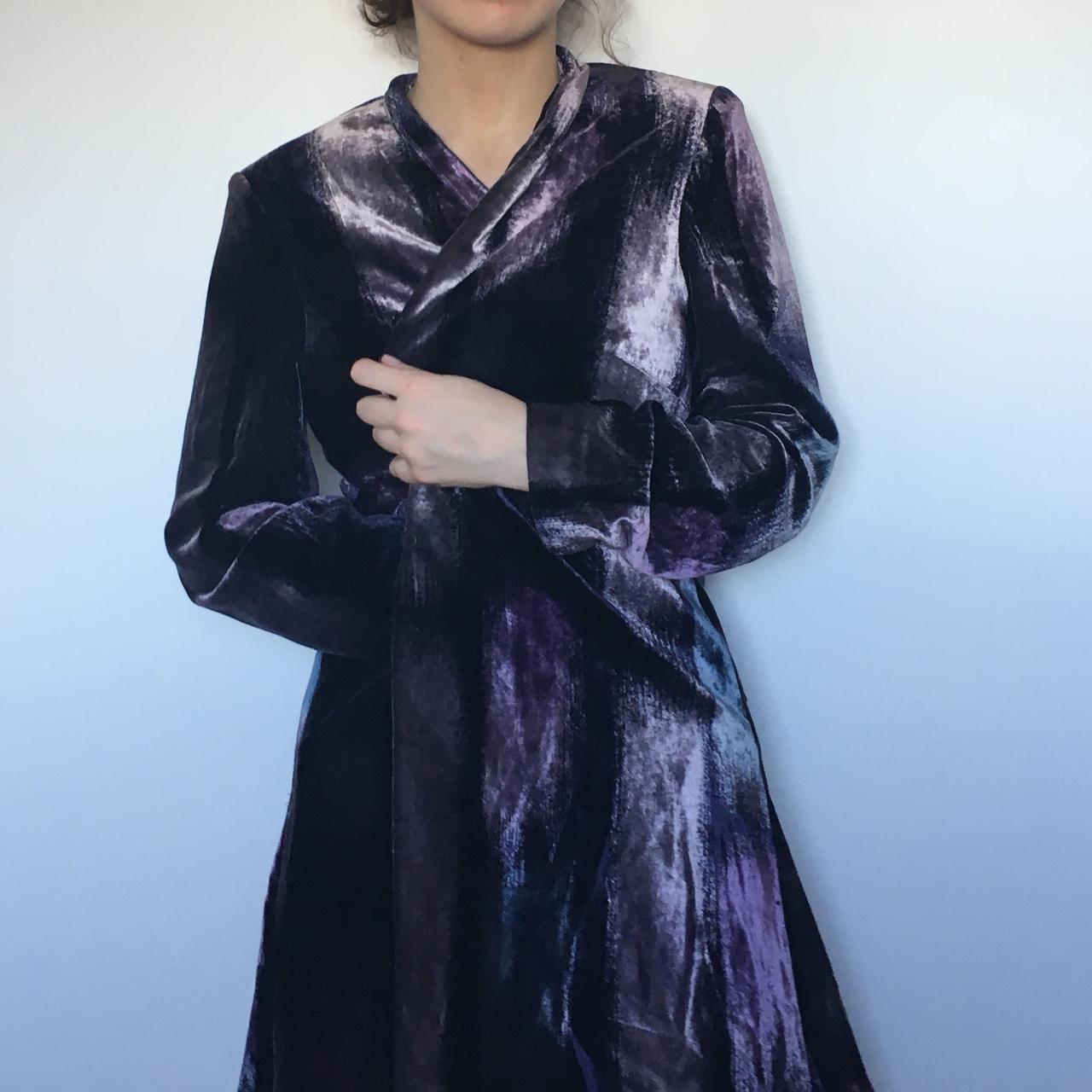 Velvet store evening coat