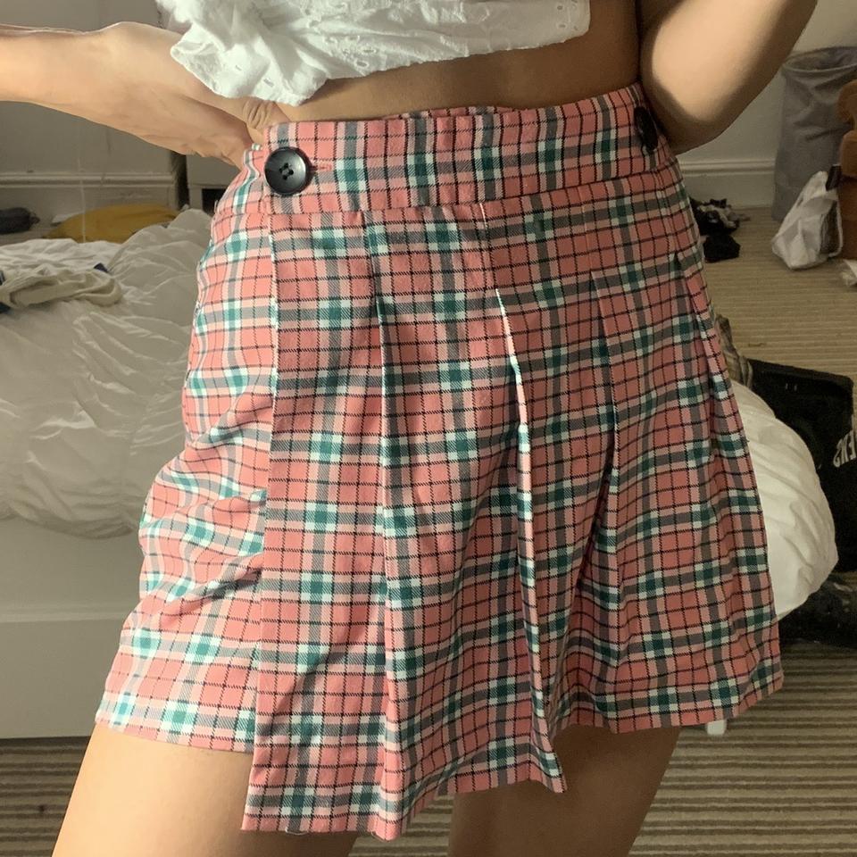 Plaid skirt topshop sale