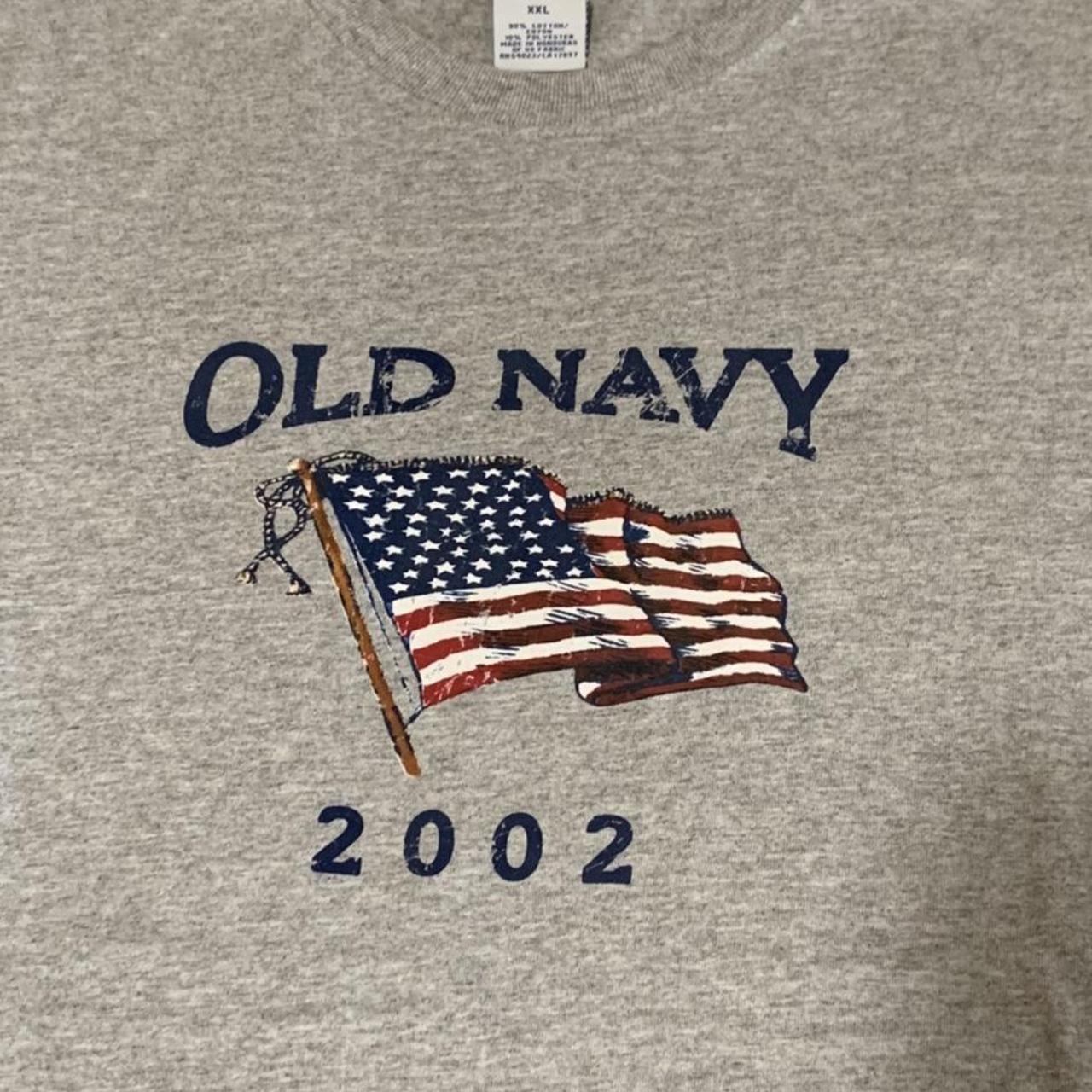 Vintage Old Navy Flag 2001 tee, Old navy flag tee