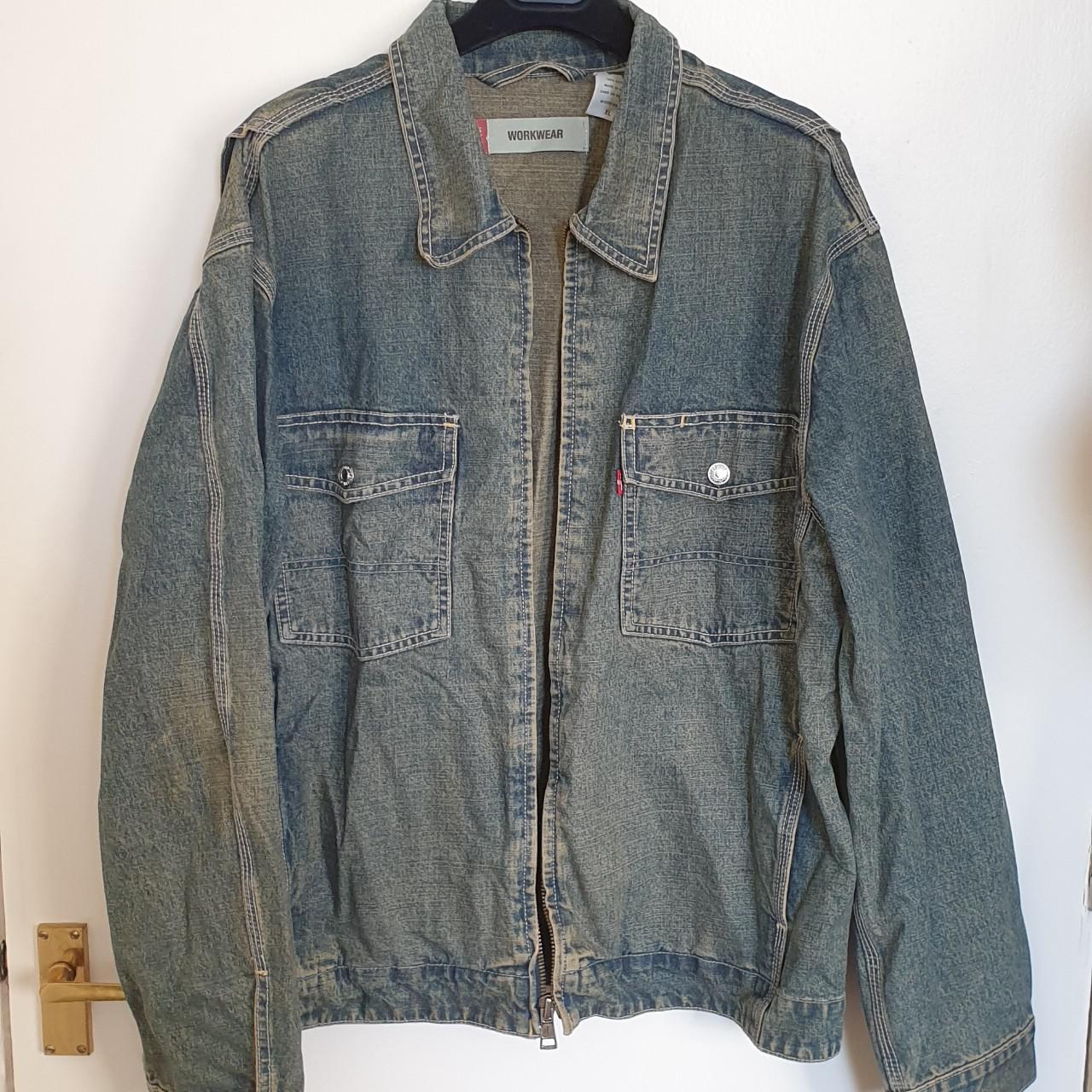 Levis denim trucker jacket Really nice fade on this... - Depop